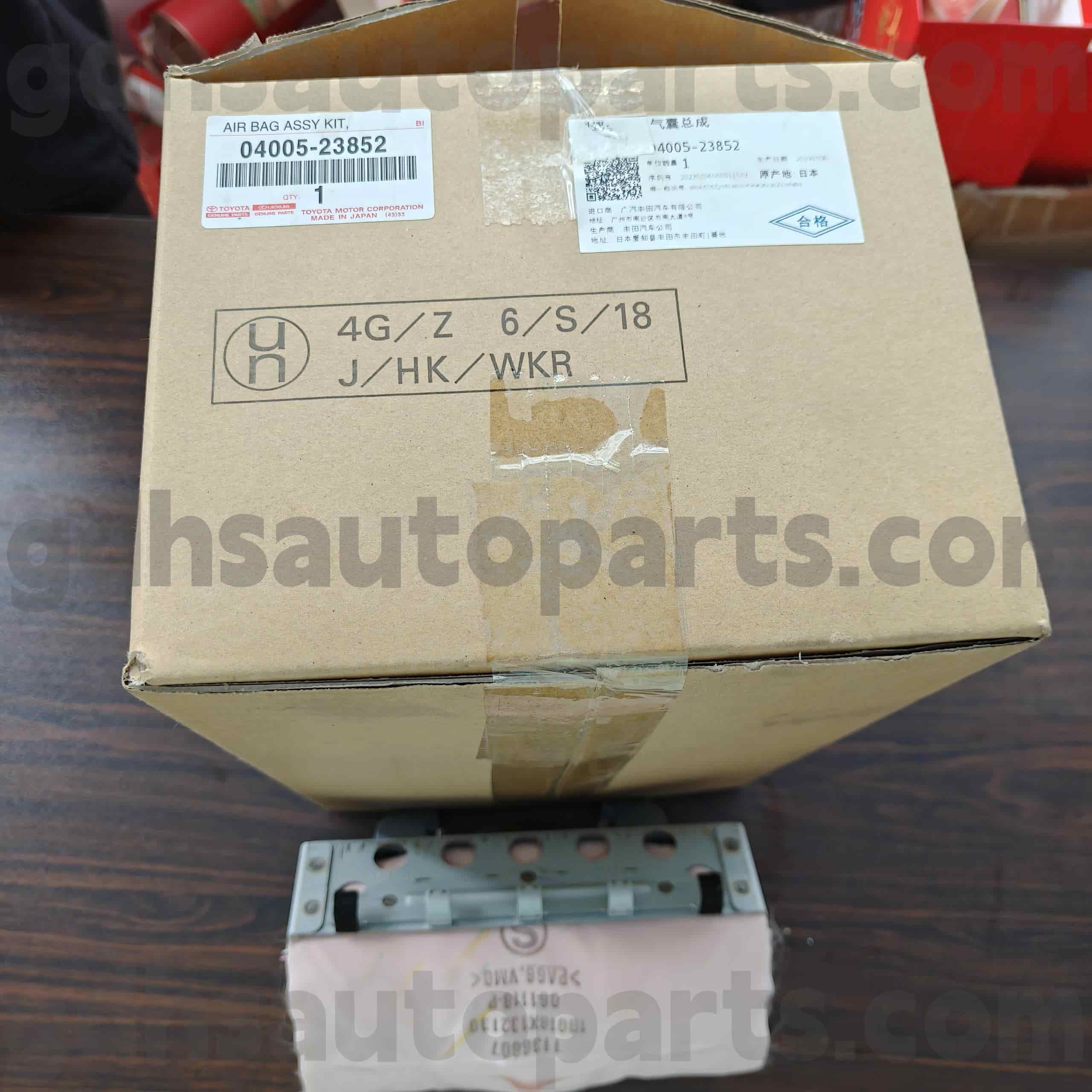 04005-23852 Toyota ชิ้นส่วนของแท้ชุดประกอบถุงลมนิรภัยสำหรับ Yaris สำหรับ Yaris