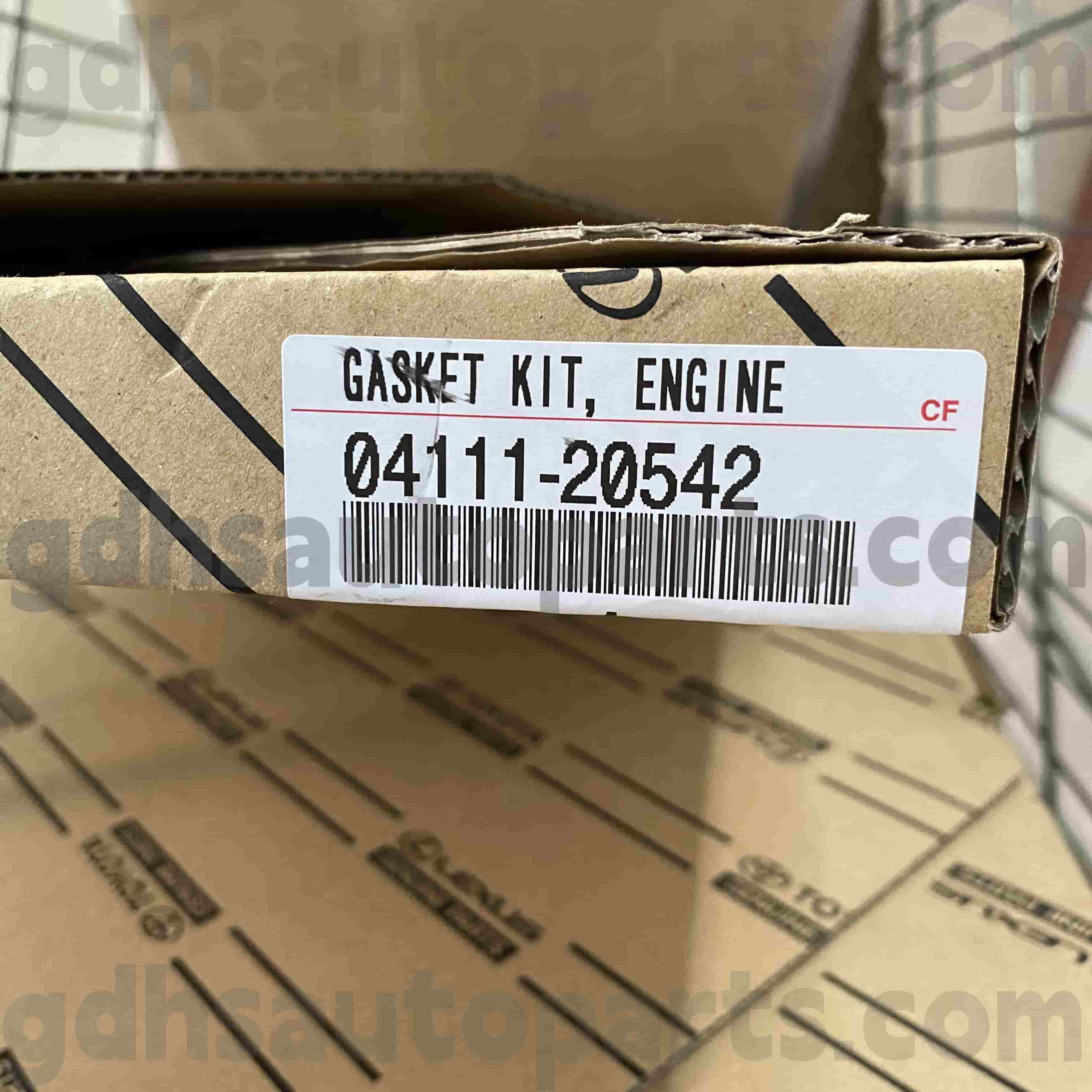 04111-20542 Toyota ชิ้นส่วนของแท้ชุดเครื่องยนต์ยกเครื่องสำหรับ Alphard, Alphard G/V