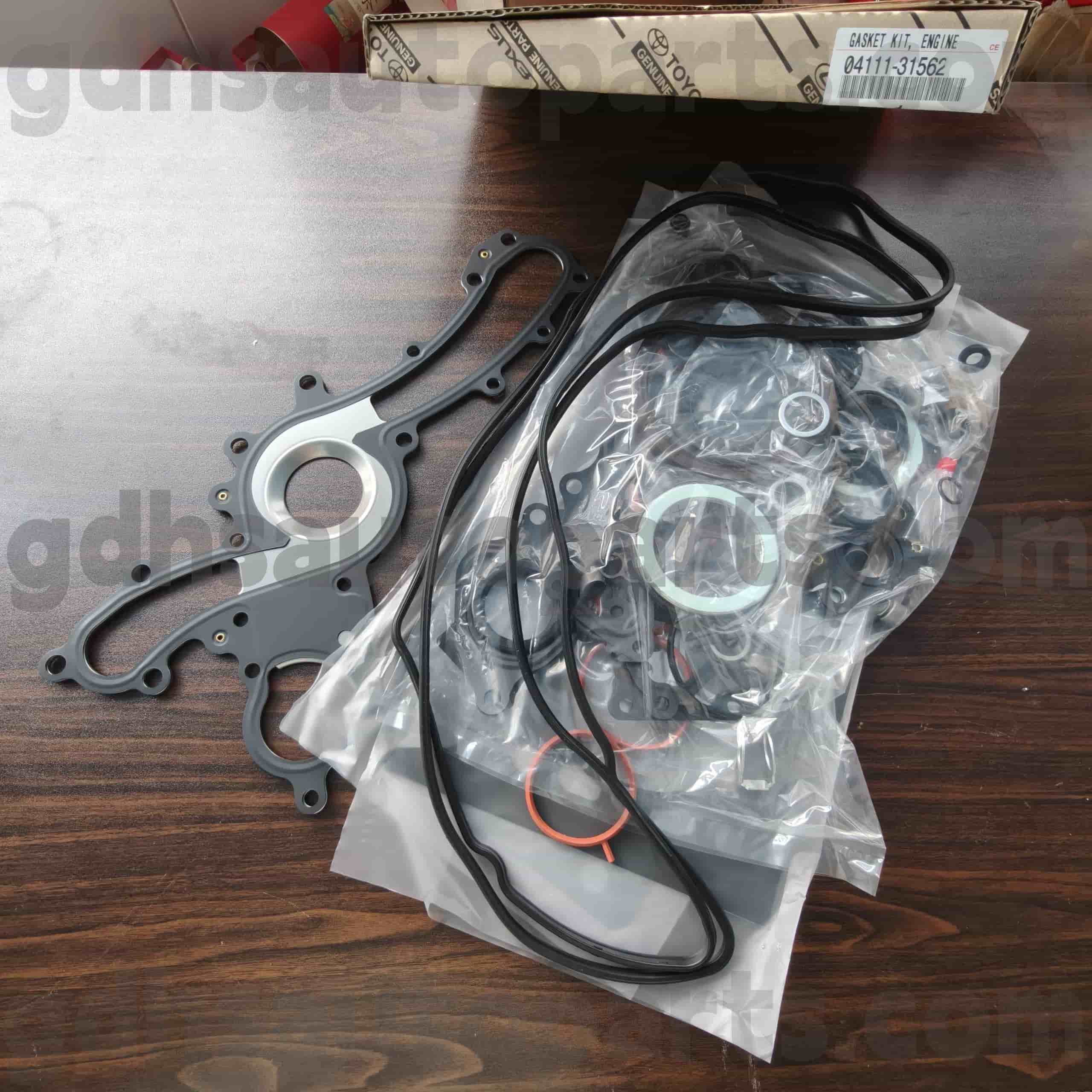 04111-31562 Toyota ชิ้นส่วนของแท้ชุดเครื่องยนต์ยกเครื่องสำหรับ Lexus IS250C/300C