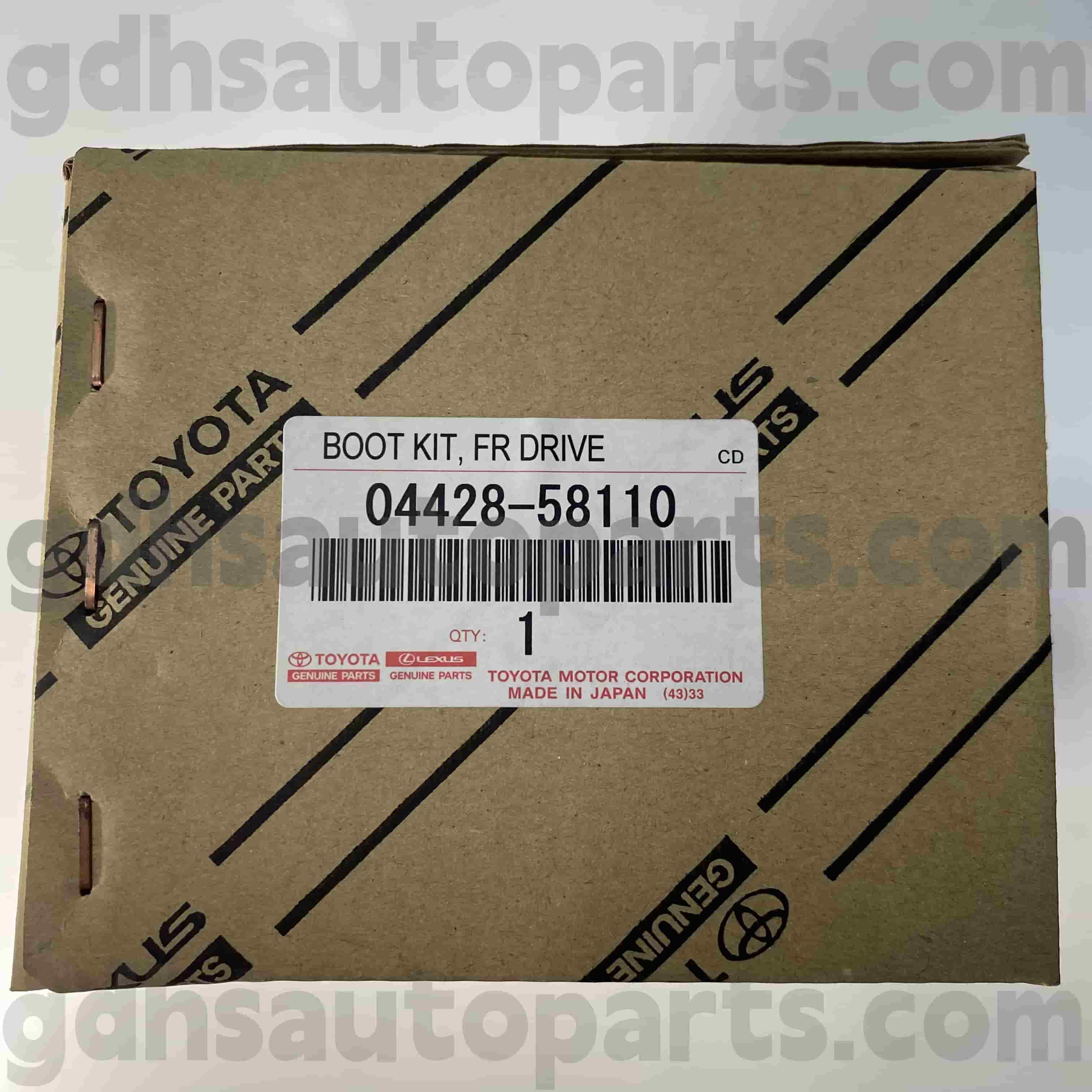 04428-58110 Toyota ชิ้นส่วนของแท้ด้านหน้าบูท CV ด้านหน้า CV สำหรับ Alphard, Lexus LM351 Chassis no. GGH30