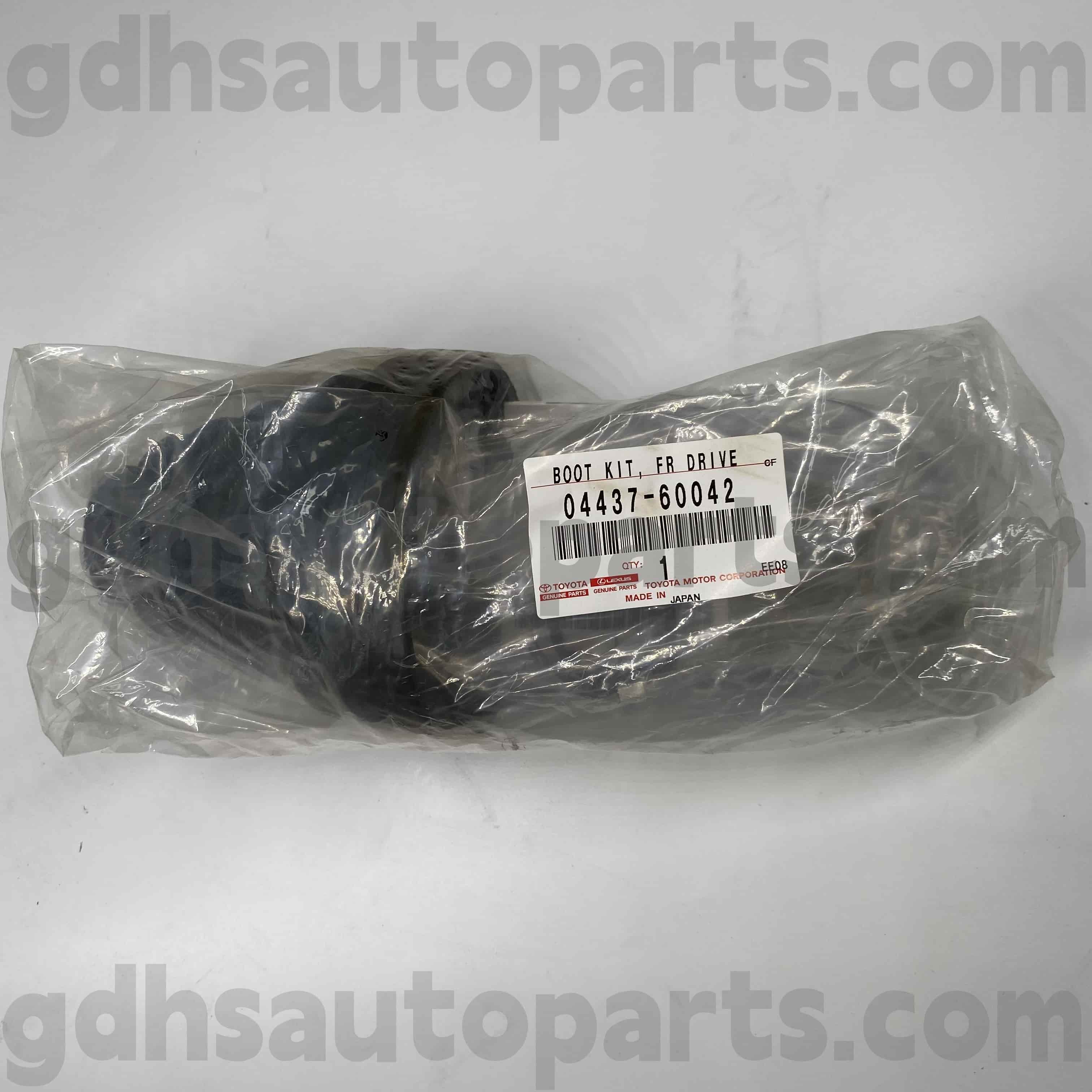 04437-60042 Toyota ชิ้นส่วนของแท้ด้านหน้าของคนขับด้านหน้าด้านหน้า CV ชุดข้อต่อ CV ข้อต่อสำหรับแชสซีหมายเลข TRJ120