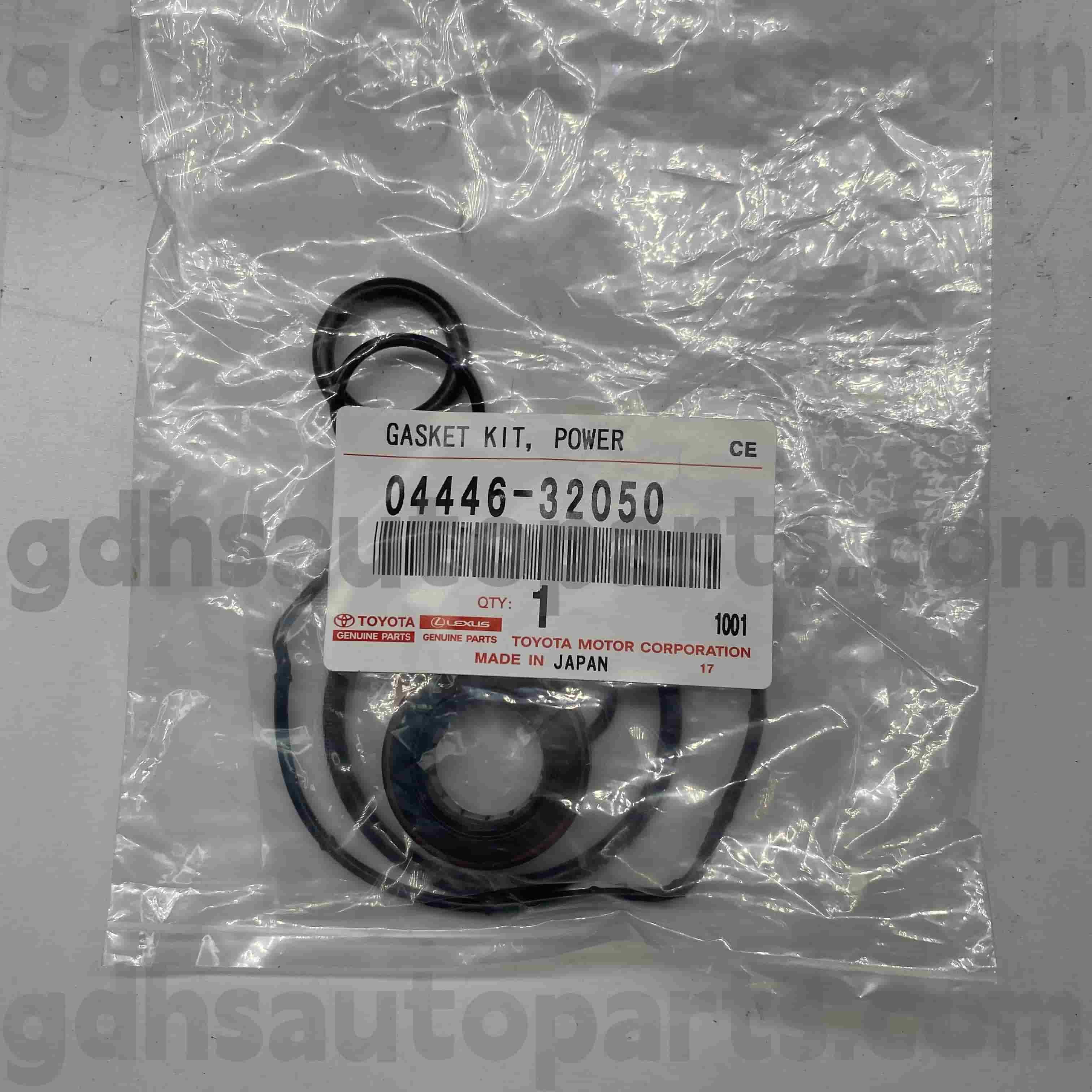 04446-32050 Toyota ชิ้นส่วนของแท้ชุดซ่อมปั๊มพวงมาลัยเพาเวอร์พวงมาลัยสำหรับ Celica, Nadia, RAV4 Chassis no. TRJ150