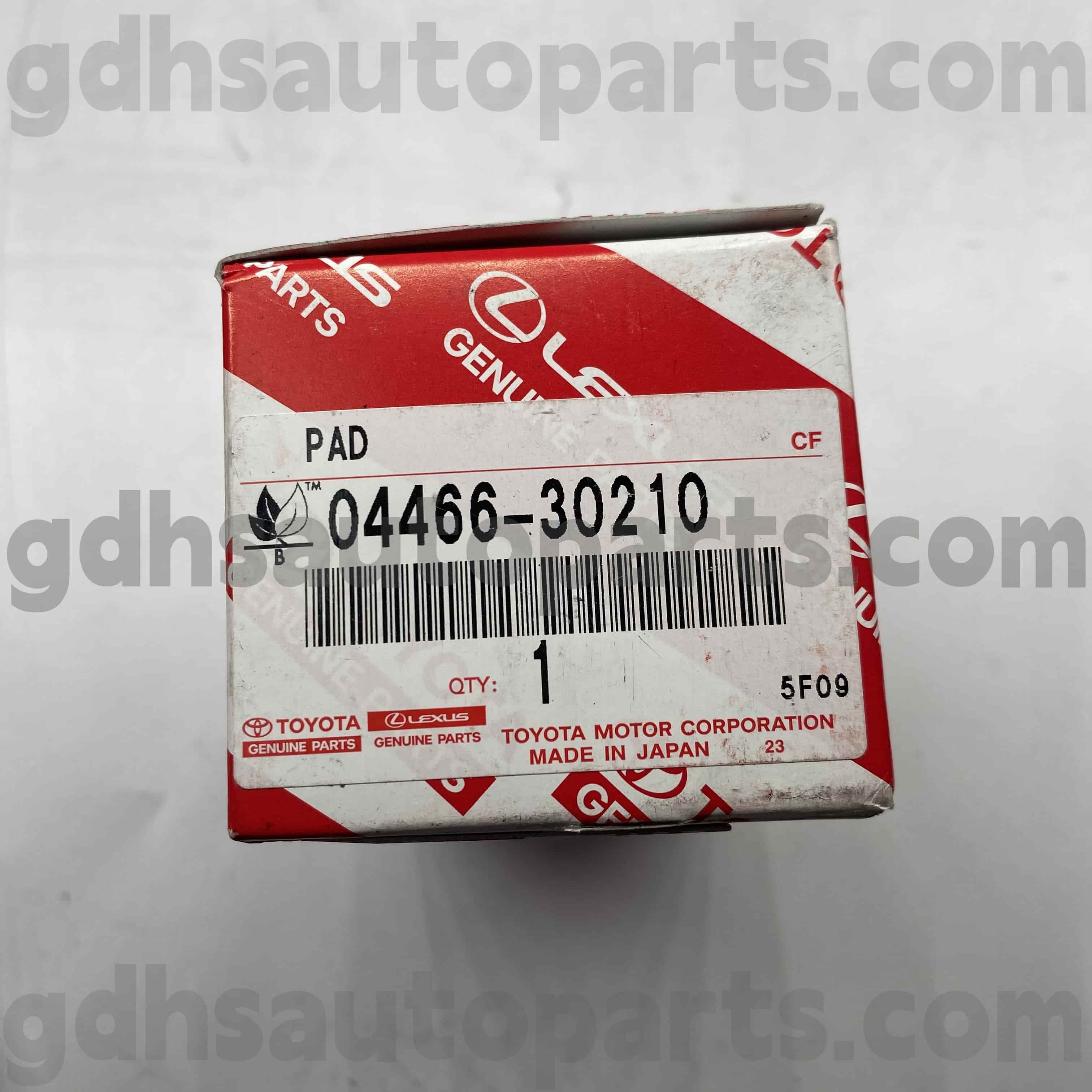 04466-30210 Toyota ชิ้นส่วนของแท้ผ้าเบรคด้านหลังสำหรับ Reiz, Crown/Majesta, Lexus GS Series Series No. grs182 grx122
