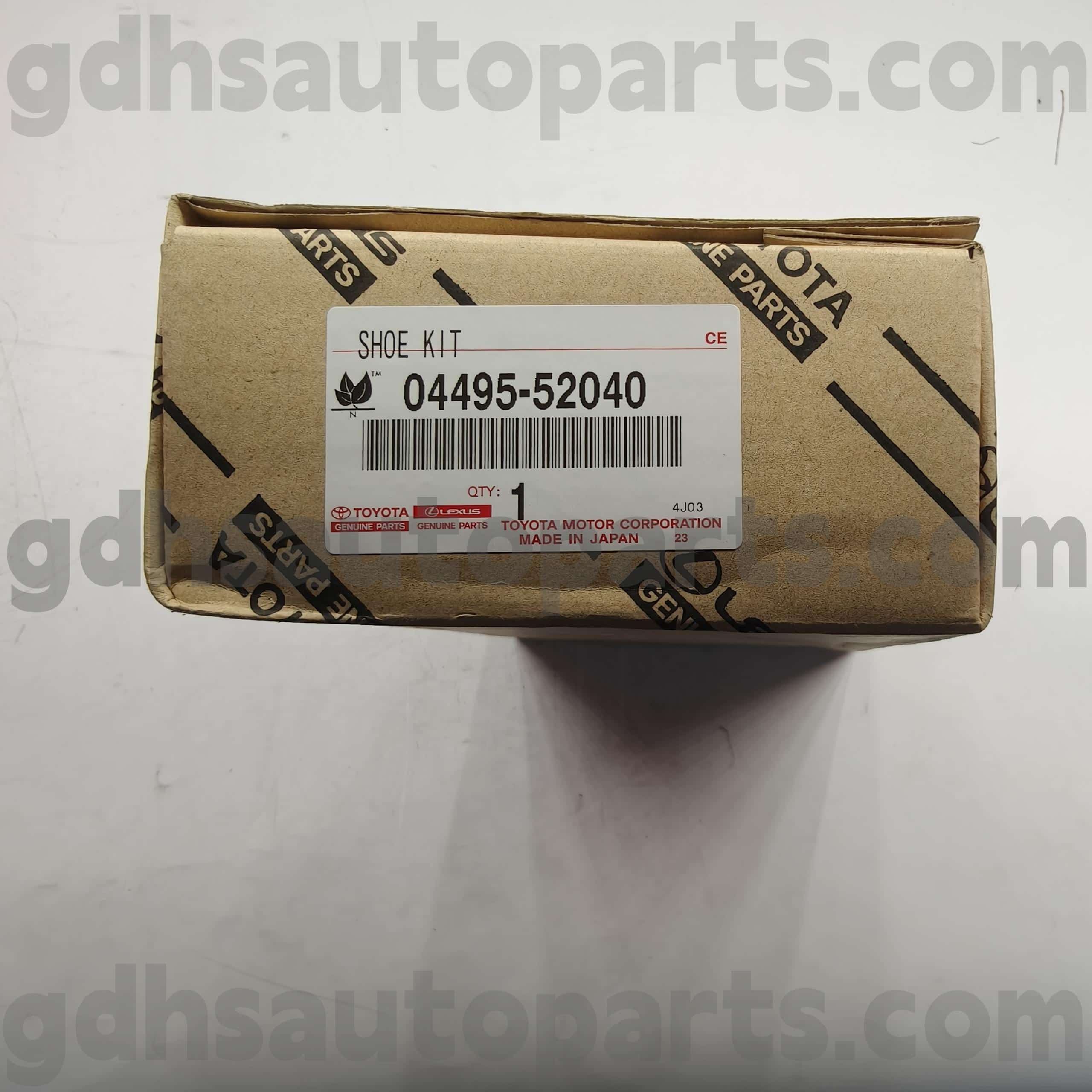 04495-52040 Toyota ชิ้นส่วนเบรกของ Toyota สำหรับ Celica, Toyota XA, Platz Chassis No. axp4# zze12#