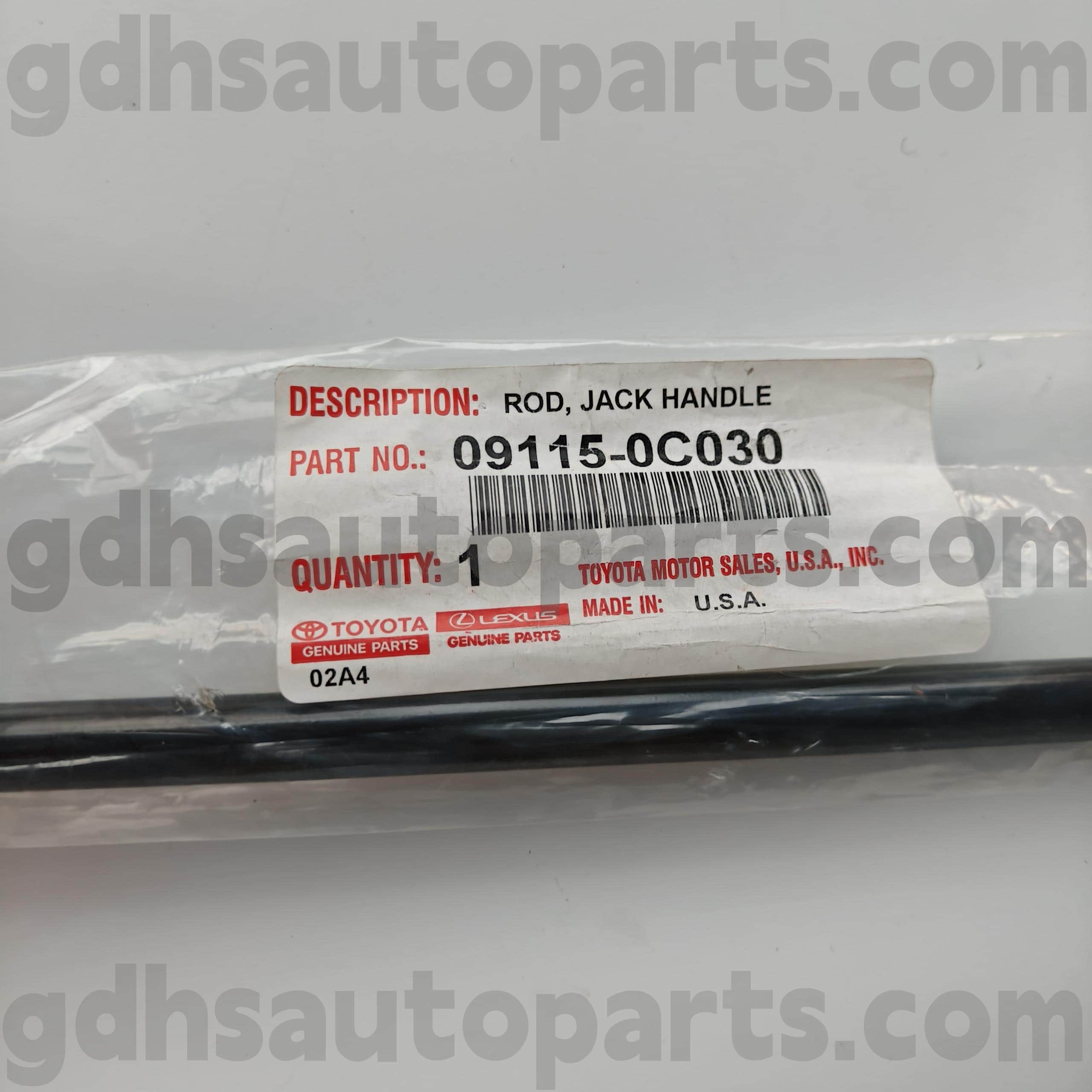 09115-0C030 TOYOTA ชิ้นส่วนของแท้สำหรับ TACOMA, Sequoia, Tundra Chassis หมายเลข UCK6#