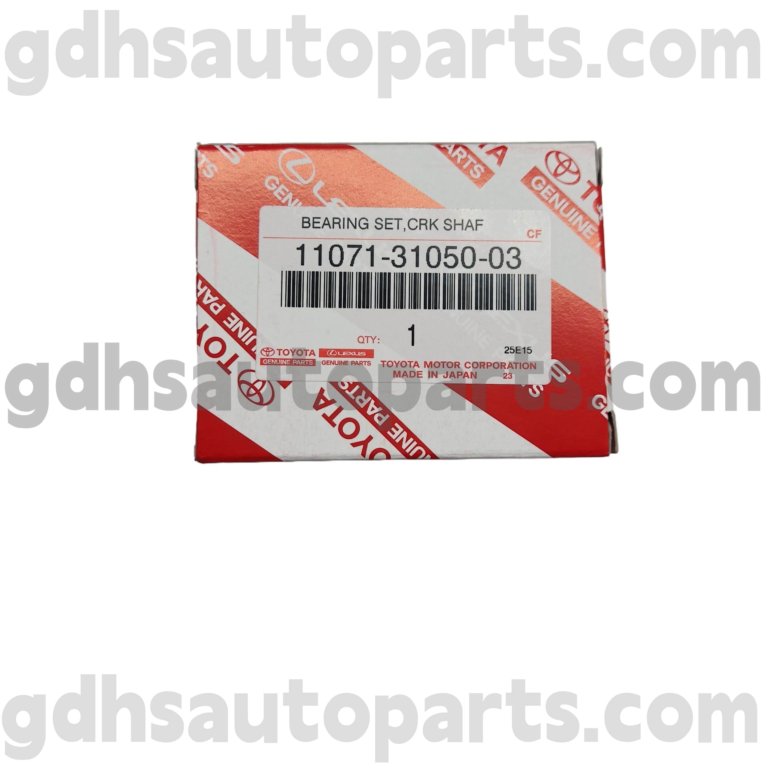 11071-31050-03 Toyota ชิ้นส่วนของแท้แบริ่งเพลาข้อเหวี่ยงสำหรับทาโคมาแลนด์แลนด์แลนด์พราโดแชสซีหมายเลข GRJ150