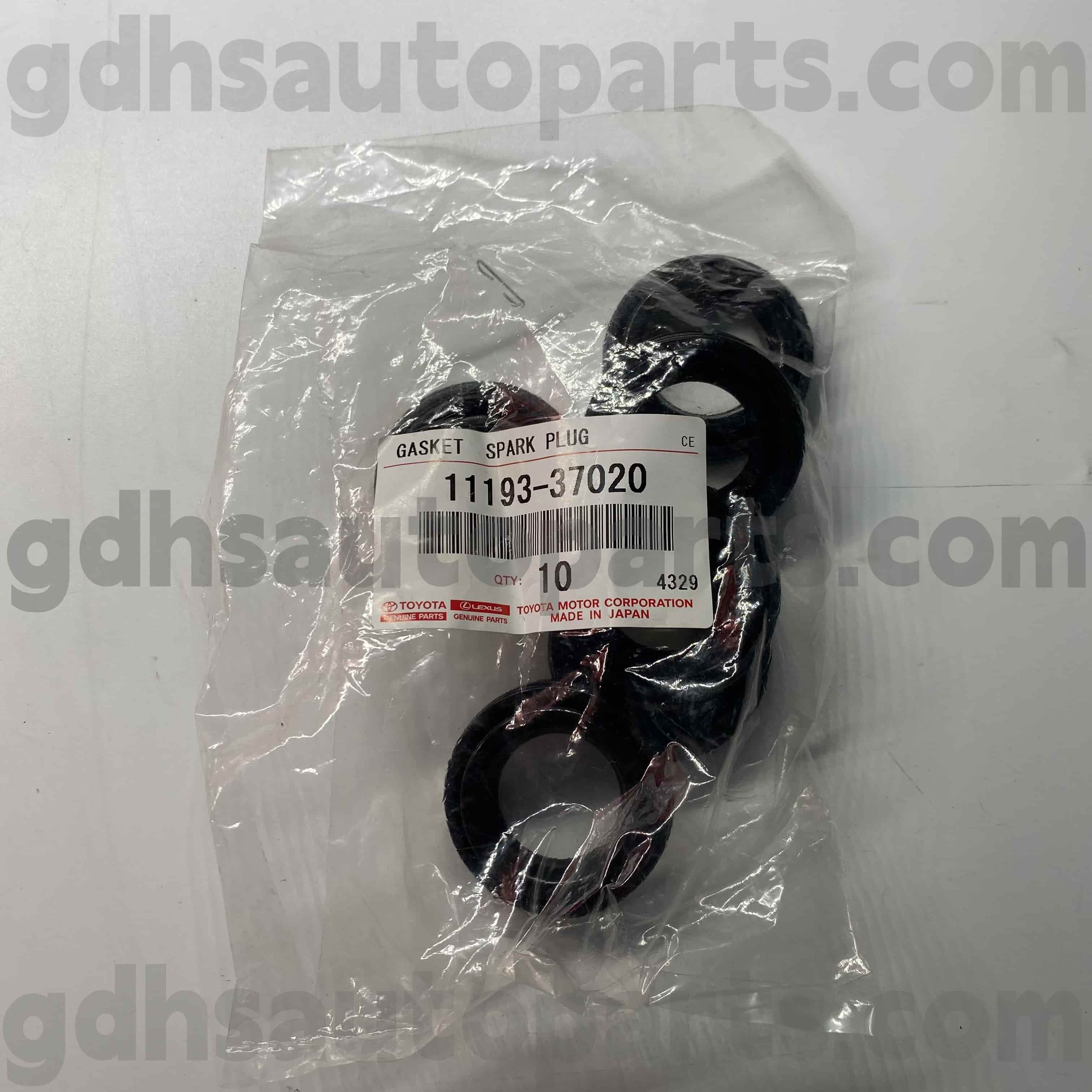 11193-37020 Toyota ชิ้นส่วนของแท้แหวนหัวเทียนแหวนยางสำหรับ Corolla, Corolla, Chassis รุ่นใหม่ ZRE120 ZRE152 ZSP9#