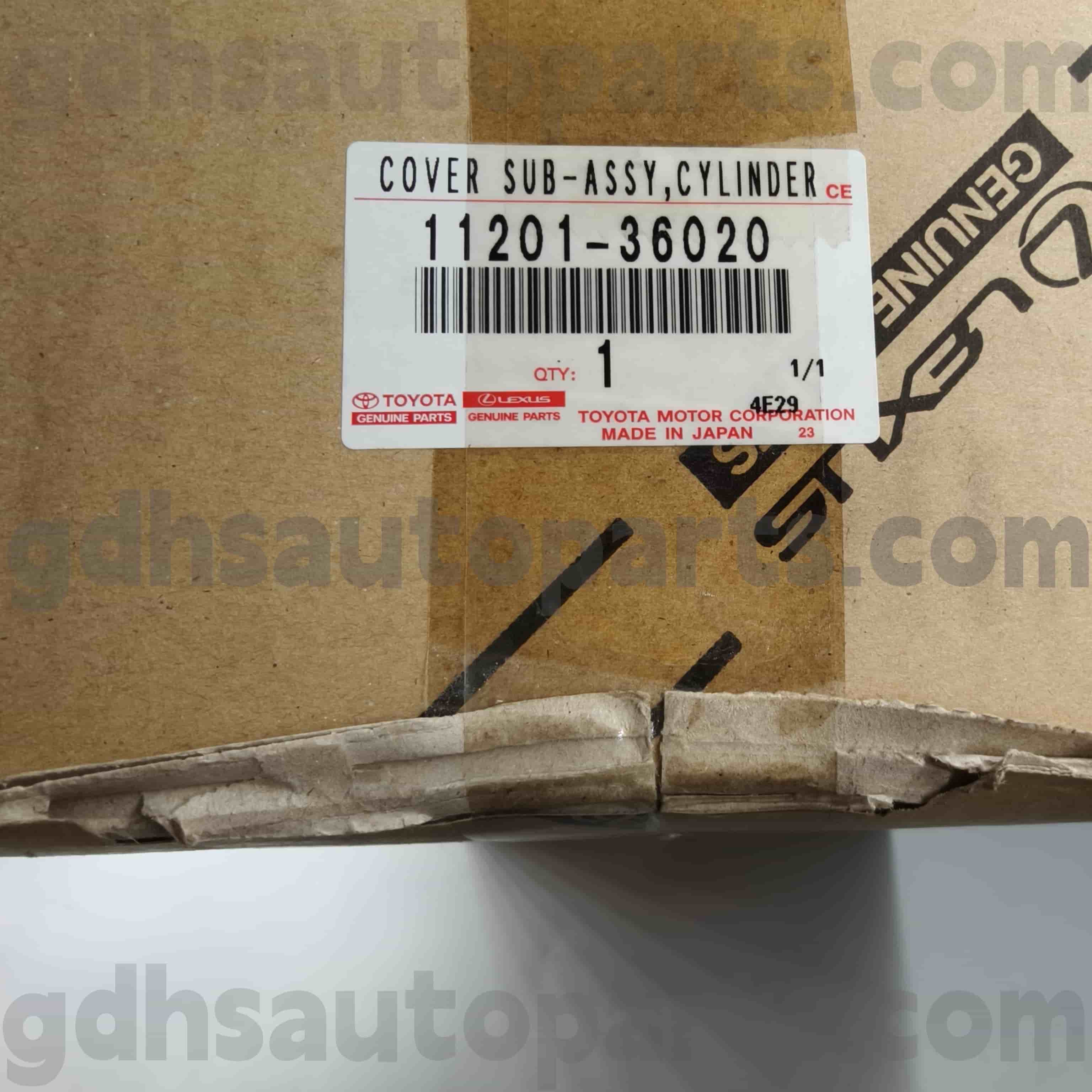 11201-36020 TOYOTA TOYOTA ชิ้นส่วนวาล์วของแท้สำหรับ Harrier/Hybrid, RAV4, Lexus ES350/300H แชสซี No.ayh30