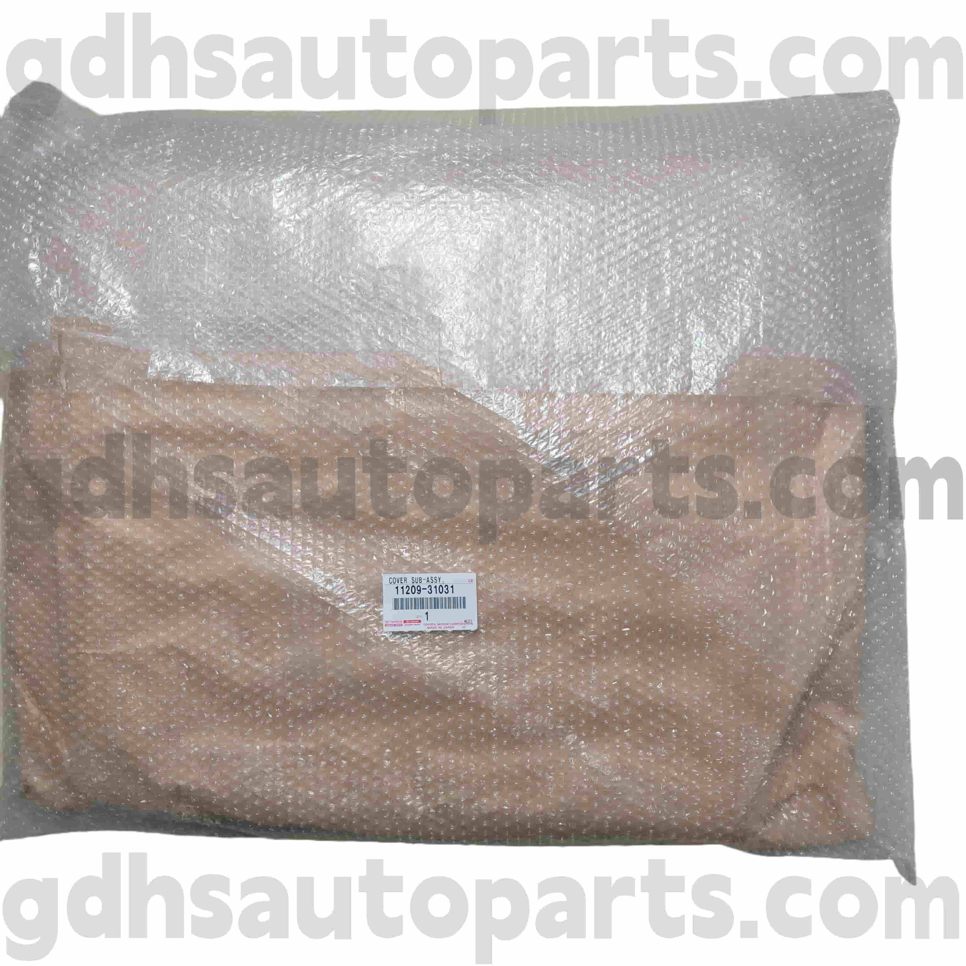 11209-31031 Toyota ชิ้นส่วนของแท้ฝาครอบเครื่องยนต์สำหรับ Mark X Zio， Camry/Hybrid Chassis No.GGH30