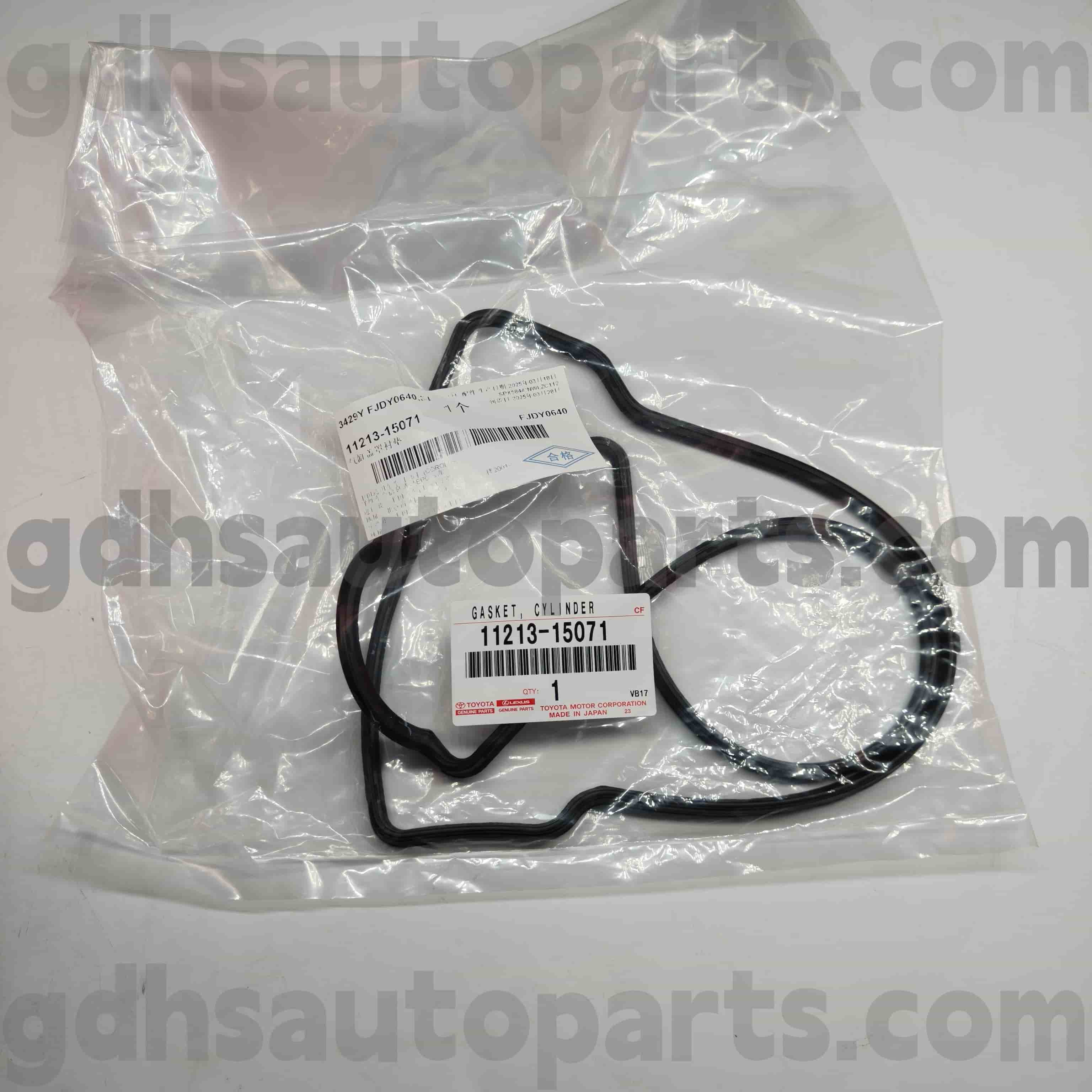 11213-15071 Toyota ชิ้นส่วนของแท้ปกวาล์วหุ้มยางสำหรับ Corolla, Celica, Soluna Chassis no. ae10# 11# al50