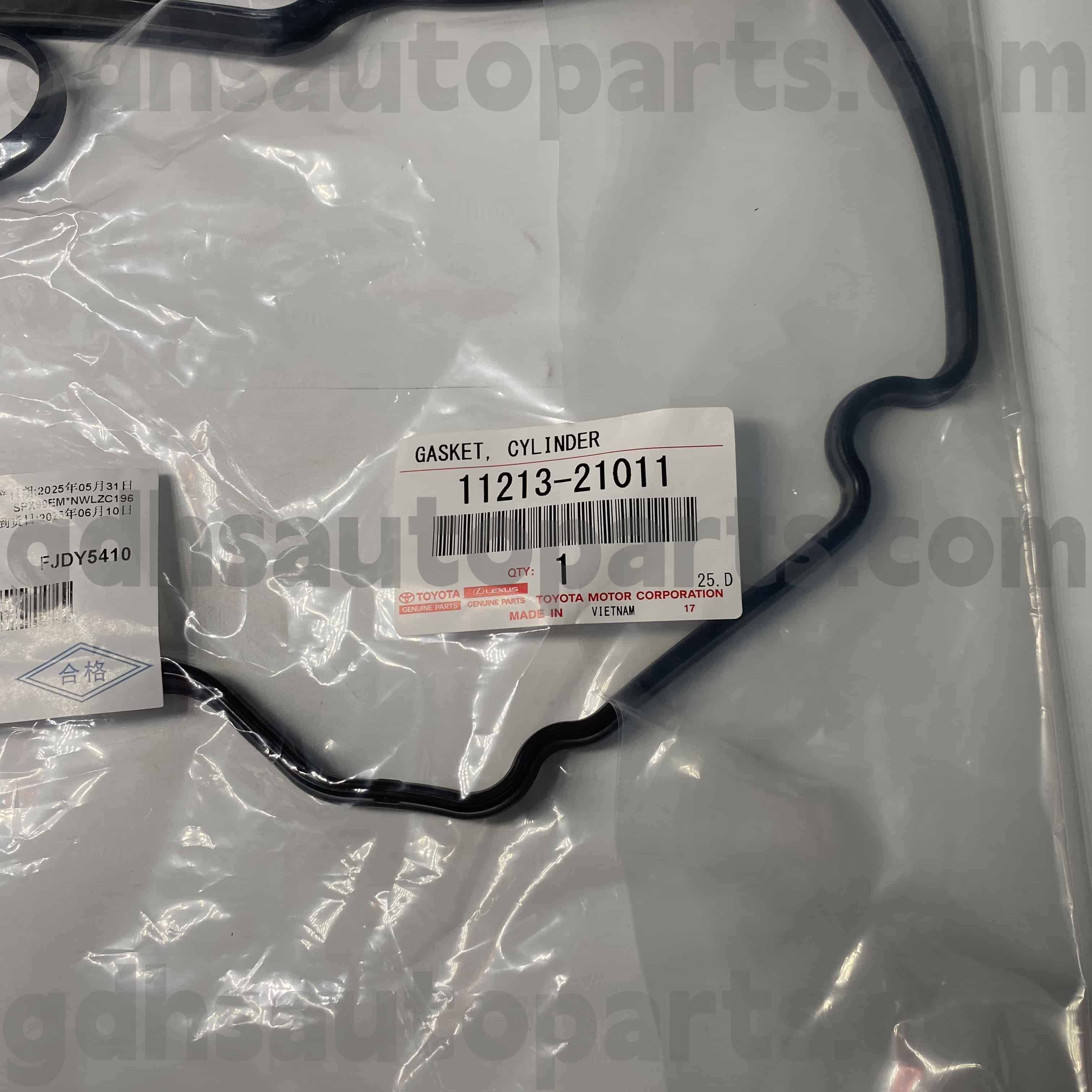 11213-21011 Toyota ชิ้นส่วนวาล์วของ Toyota ฝาครอบยางสำหรับ Corolla Spacio, Prius, Yaris Chassis no. NHW20 NCP90 92