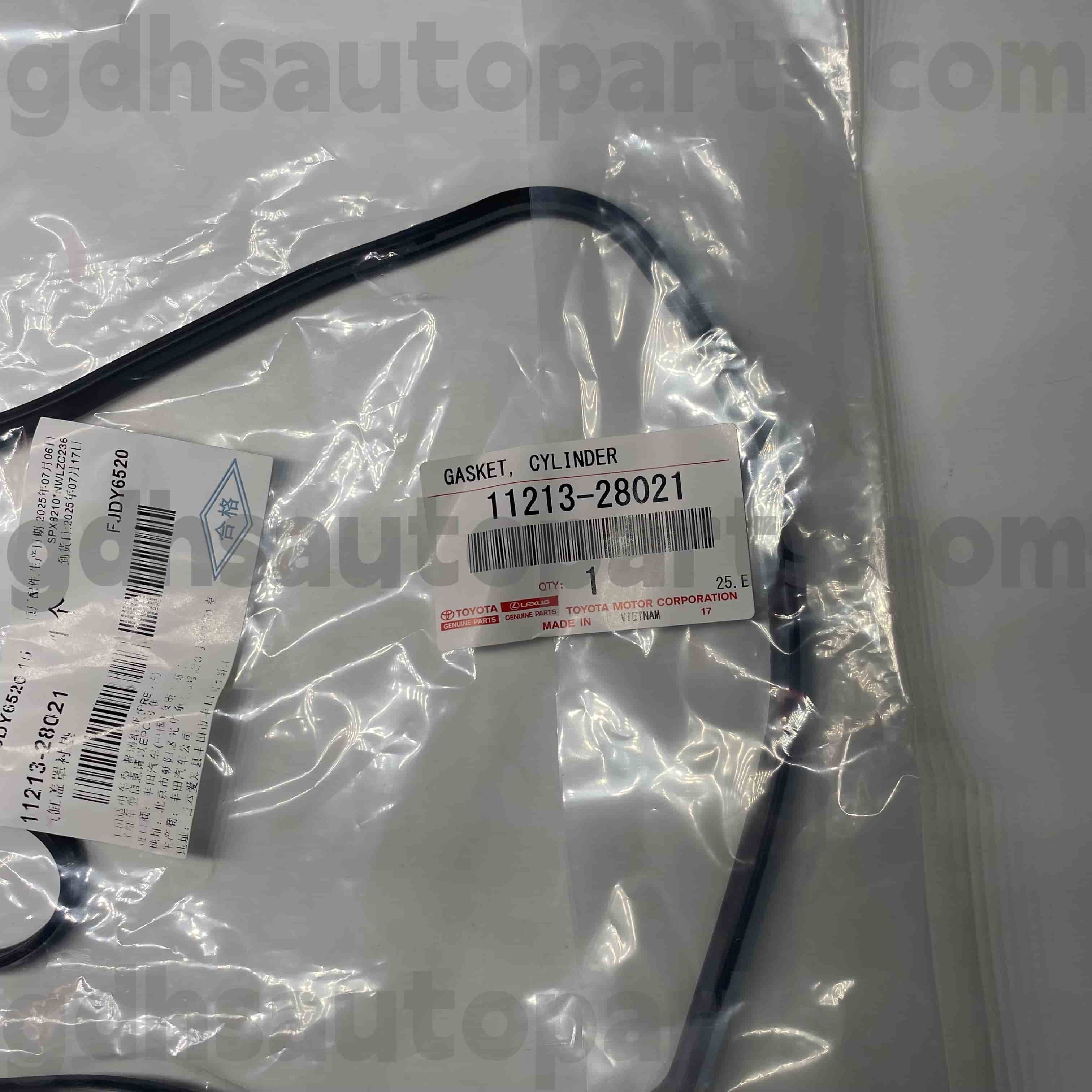 11213-28021 Toyota ชิ้นส่วนวาล์วของ Toyota ฝาครอบยางสำหรับ RAV4, Previa, Harrier Chassis no. ACR# ACV3#/4#