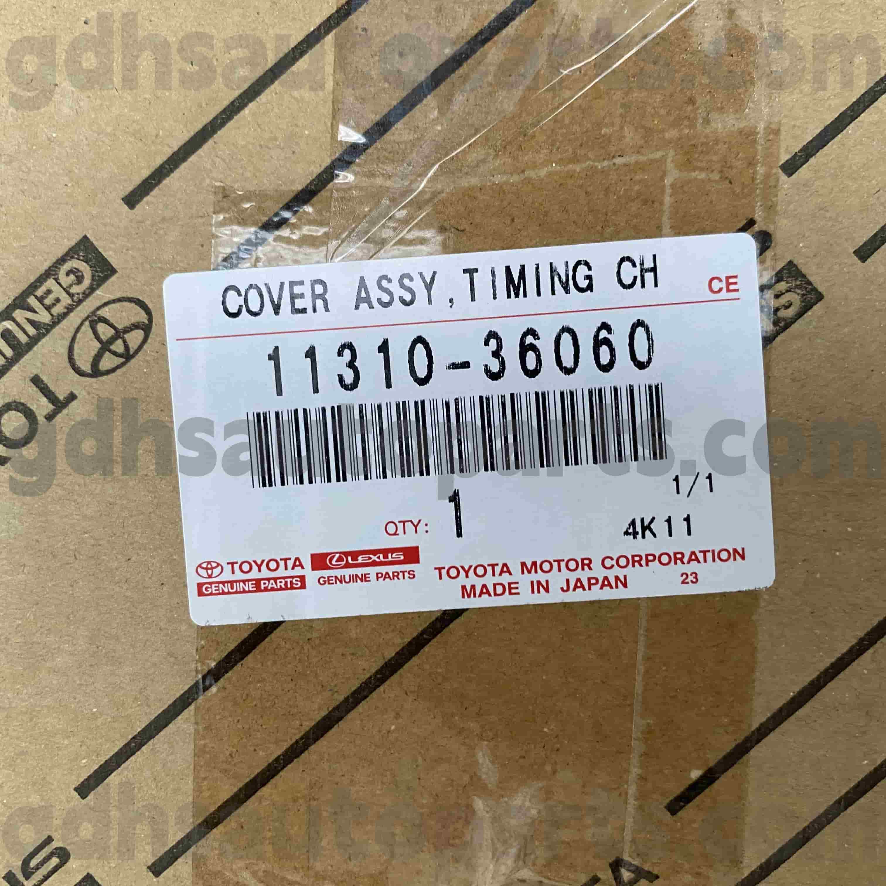 11310-36060 อะไหล่แท้ Toyota Timing Cover สำหรับ HARRIER，LEXUS NX SERIES แชสซี NO.8ARFTS..AGL2#