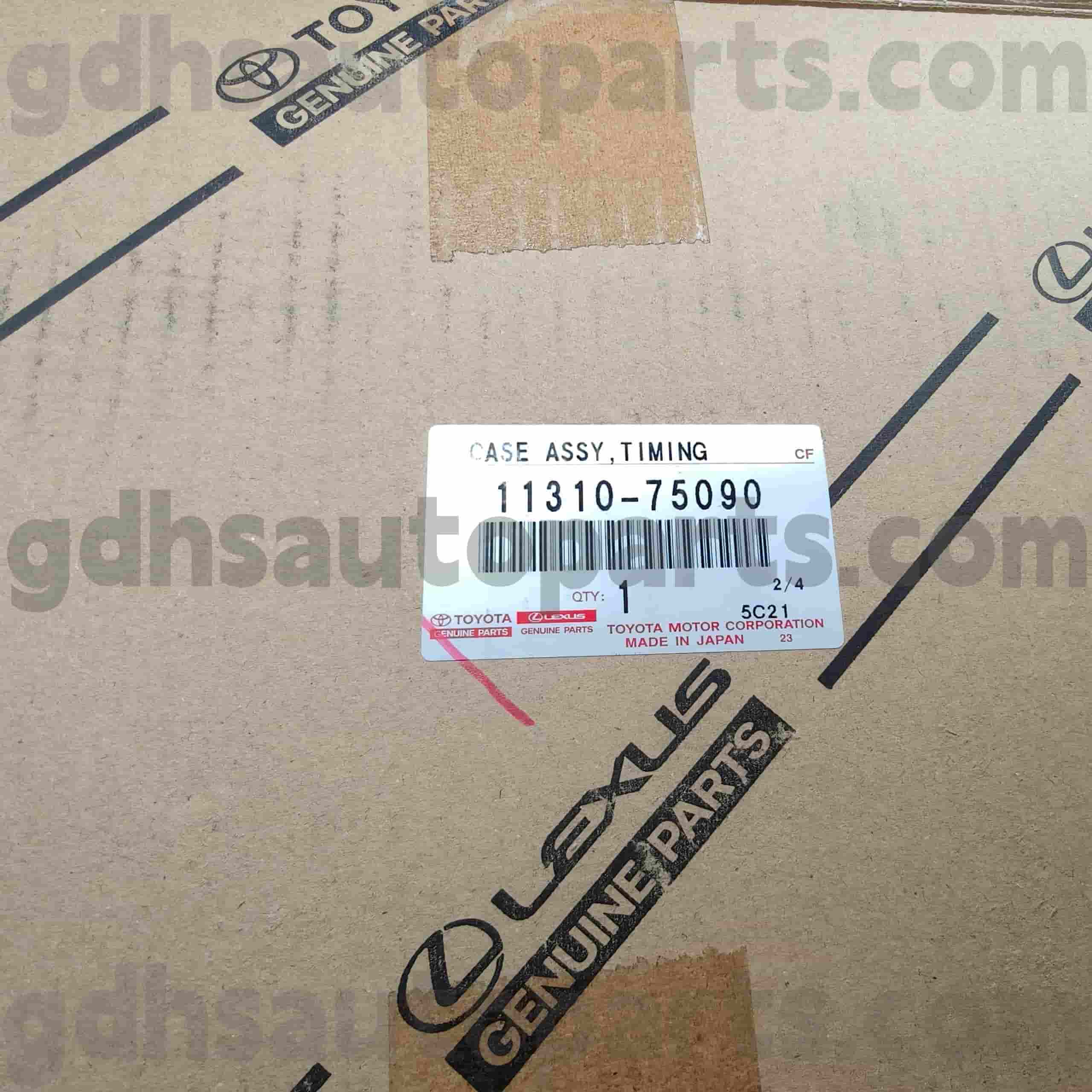 11310-75090 อะไหล่แท้ Toyota Timing Cover สำหรับ LAND CRUISER PRADO, TACOMA แชสซี NO.TRJ152