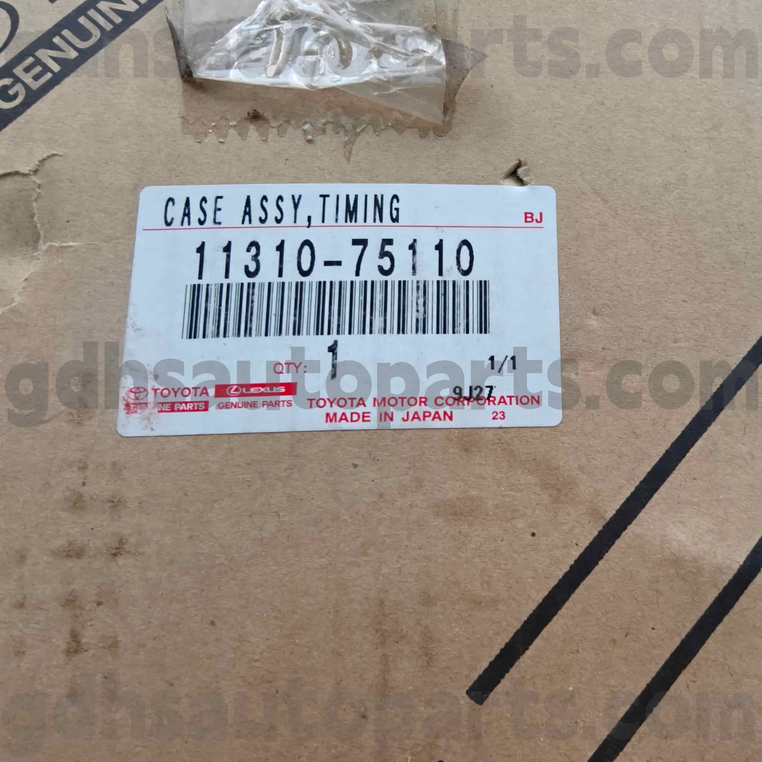 11310-75110 อะไหล่แท้ Toyota Timing Cover สำหรับ LAND CRUISER PRADO, TACOMA แชสซี NO.TRJ150