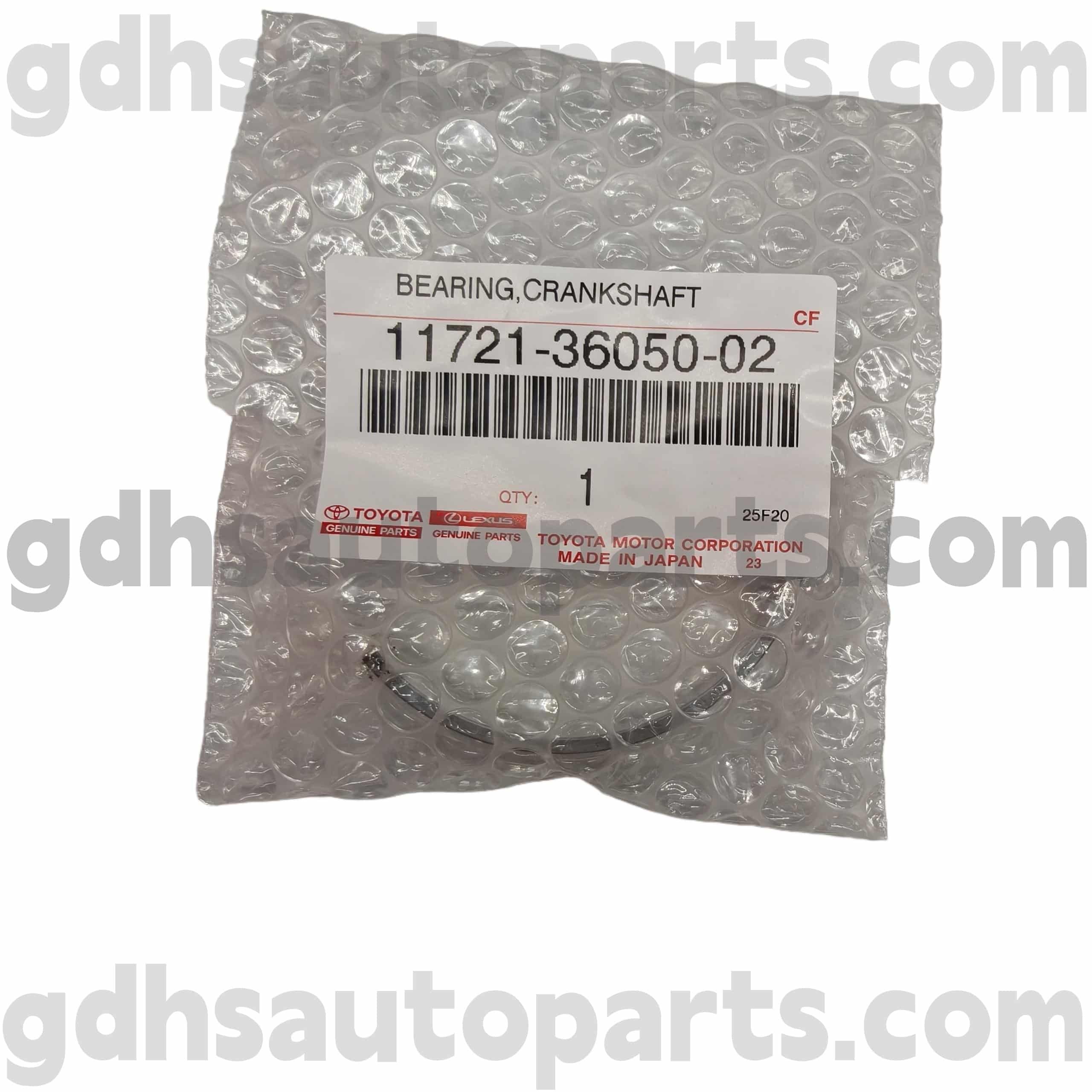 11721-36050-02 อะไหล่แท้โตโยต้าแบริ่งเพลาข้อเหวี่ยงสำหรับ HIGHLANDER, HARRIER/HYBRID, CAMRY แชสซี NO.AYH30