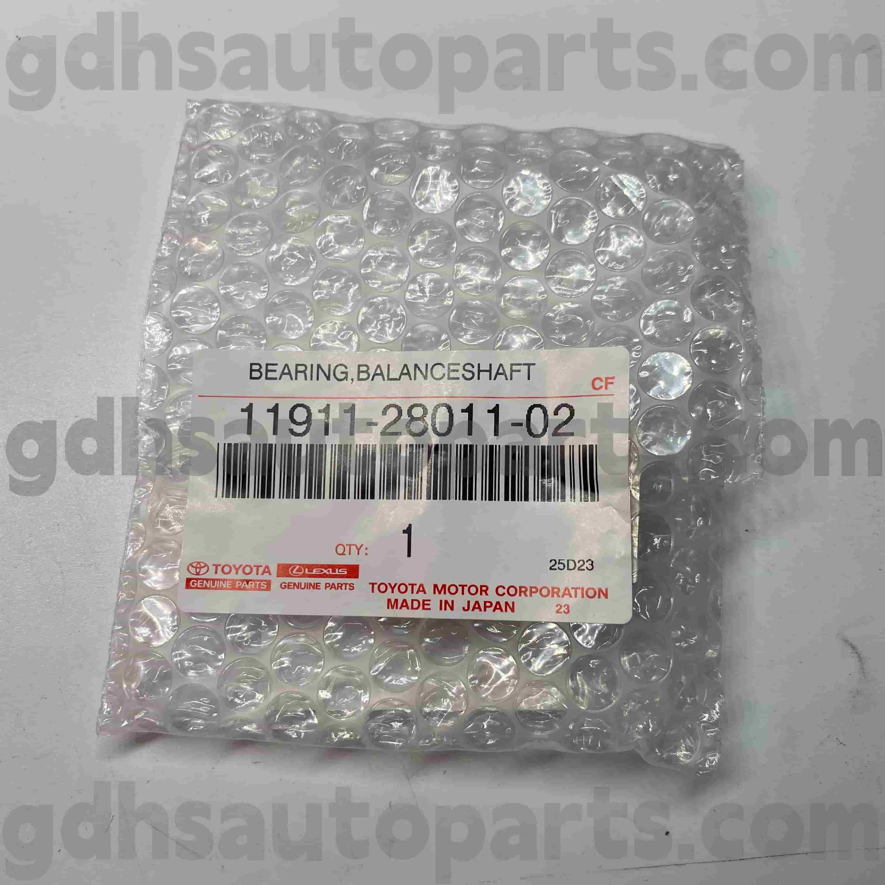 11911-28011-02 อะไหล่แท้ของโตโยต้าแบริ่งเพลาสมดุลสำหรับ ACV3 # ACR30 แชสซี NO.ACV4 # ACR50 AC