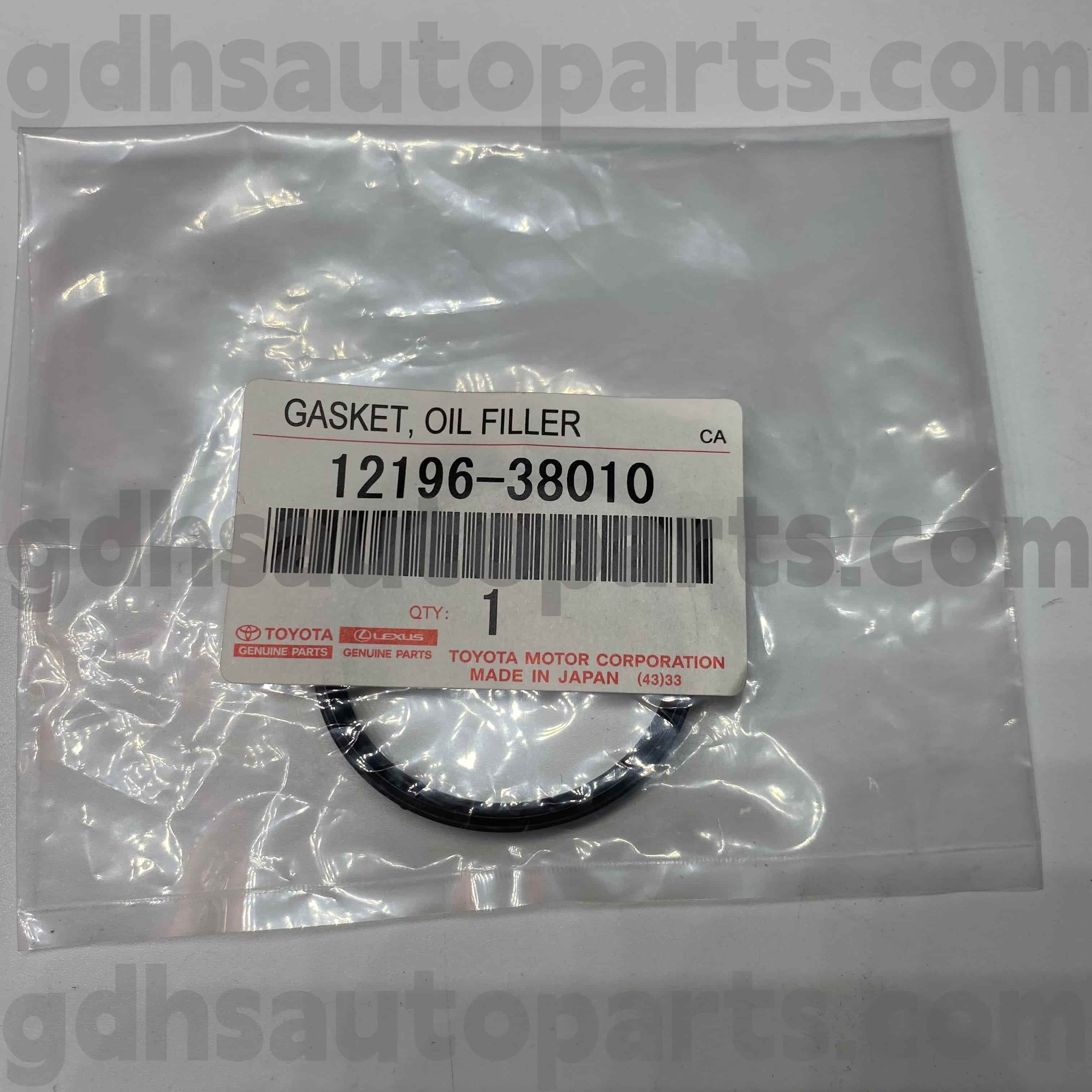 12196-38010 อะไหล่แท้โตโยต้า ฝาเติมน้ำมัน สำหรับ LAND CRUISER, TACOMA, LEXUS LS600HL แชสซี NO.GRJ150