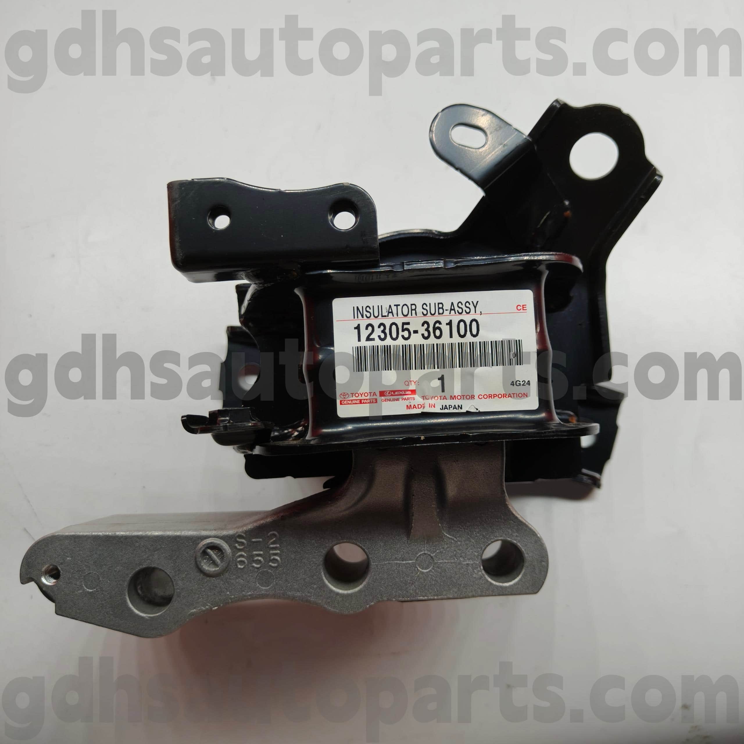 12305-36100 อะไหล่แท้โตโยต้าขวาแท่นเครื่องยนต์สำหรับ LEXUS RX450H/350200T แชสซี NO.8ARFTS..AGL2#