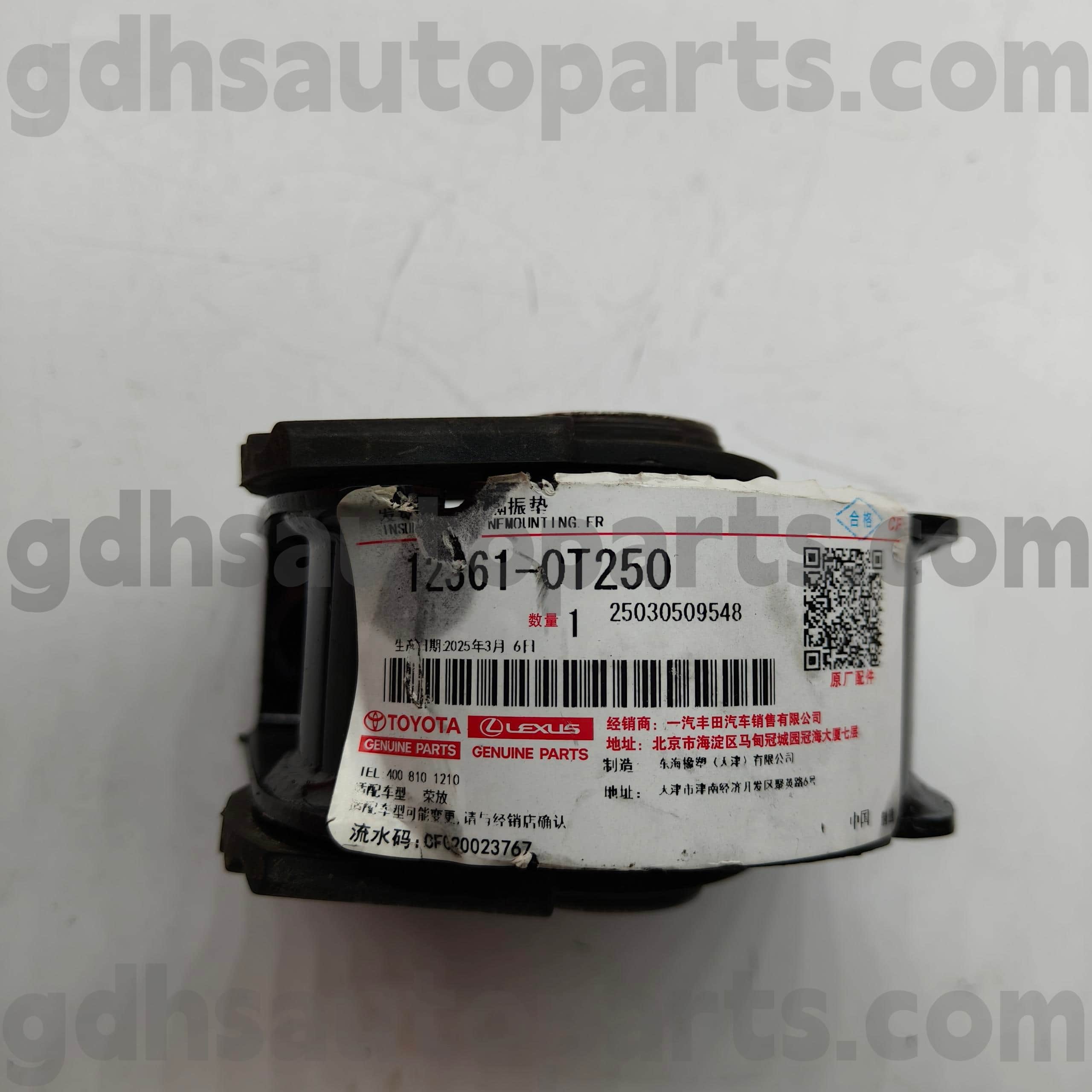 12361-0T250 อะไหล่แท้ของโตโยต้าตัวยึดเครื่องยนต์ด้านหน้าสำหรับ RAV4 แชสซี NO.ZSA4 #