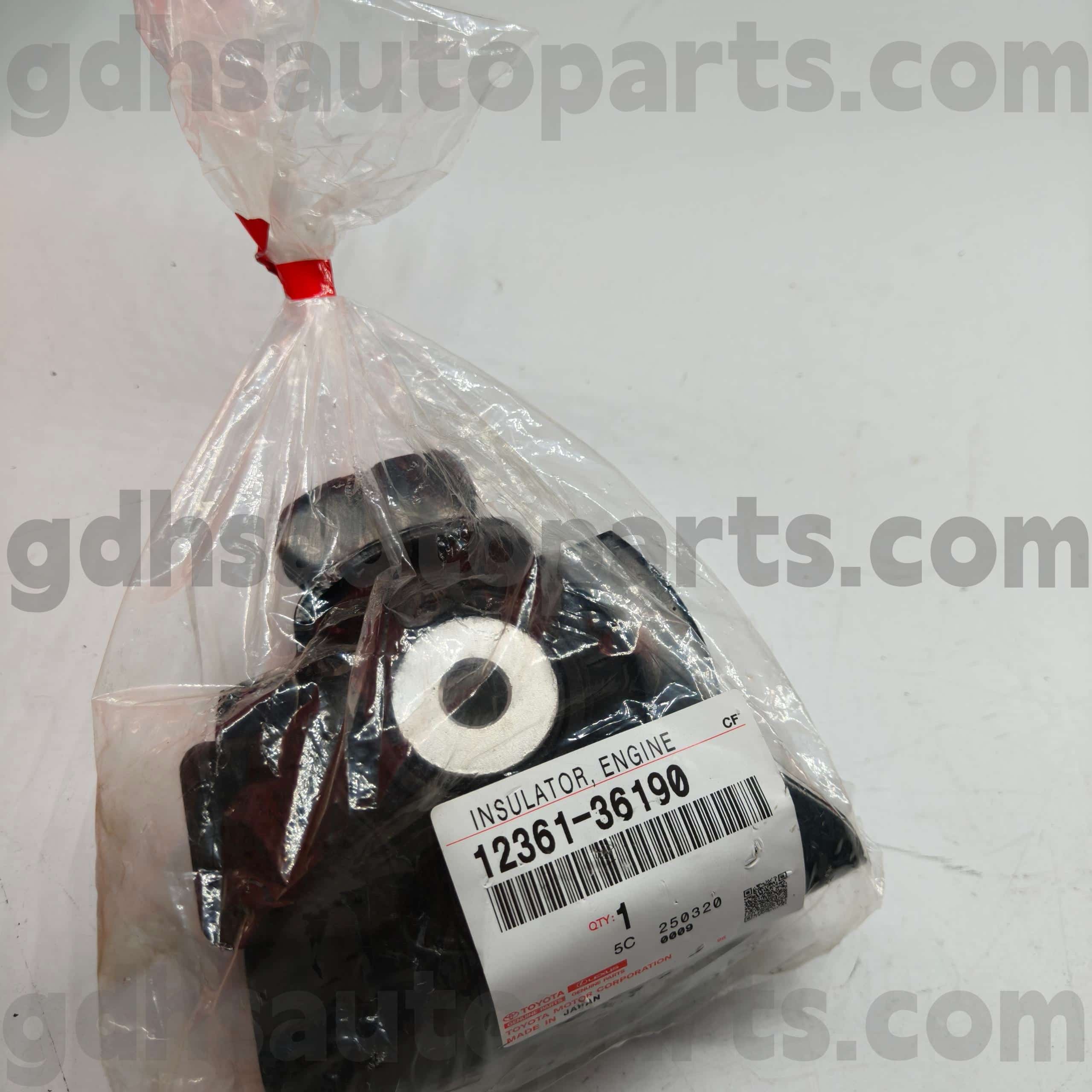 12361-36190 อะไหล่แท้โตโยต้า แท่นยึดเครื่องยนต์ด้านหน้าสำหรับแชสซี ALPHARD/VELLFIRE/HV
