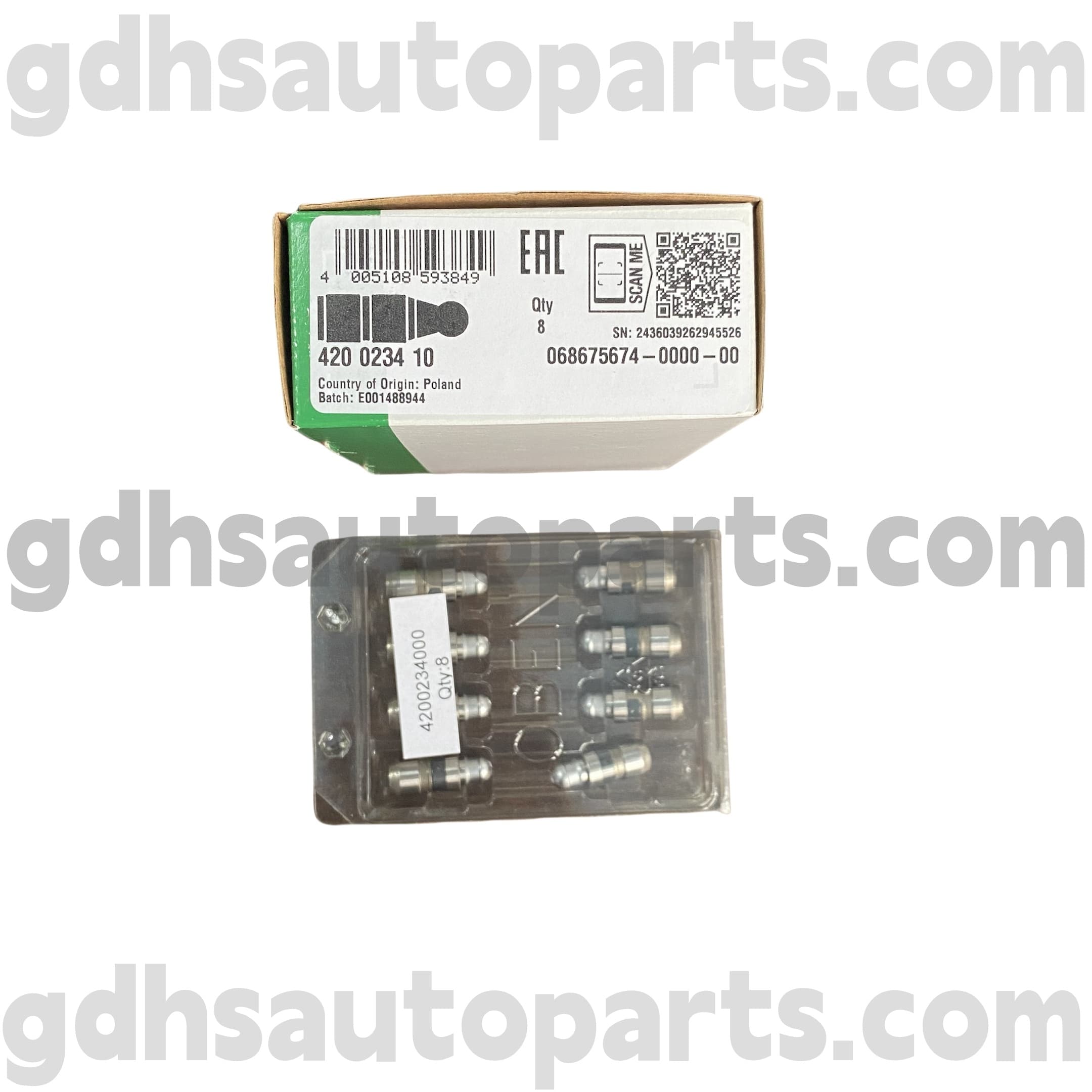 4200234100 Schaeffler Ina Valve Lifter สำหรับ Range Rover Evoque, Land Rover Discovery Sport OE NO LR004168