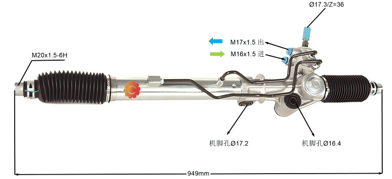 44250-60012 เกียร์พวงมาลัยรถยนต์