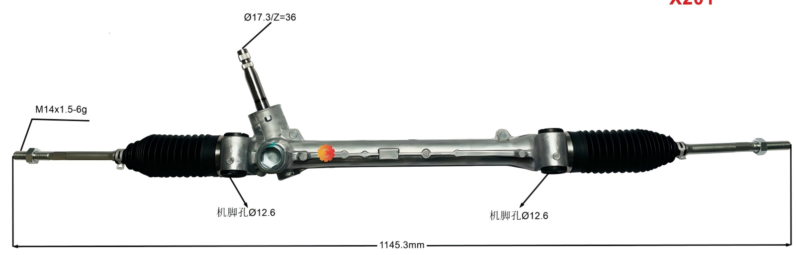 45510-1D580 เกียร์พวงมาลัยรถยนต์