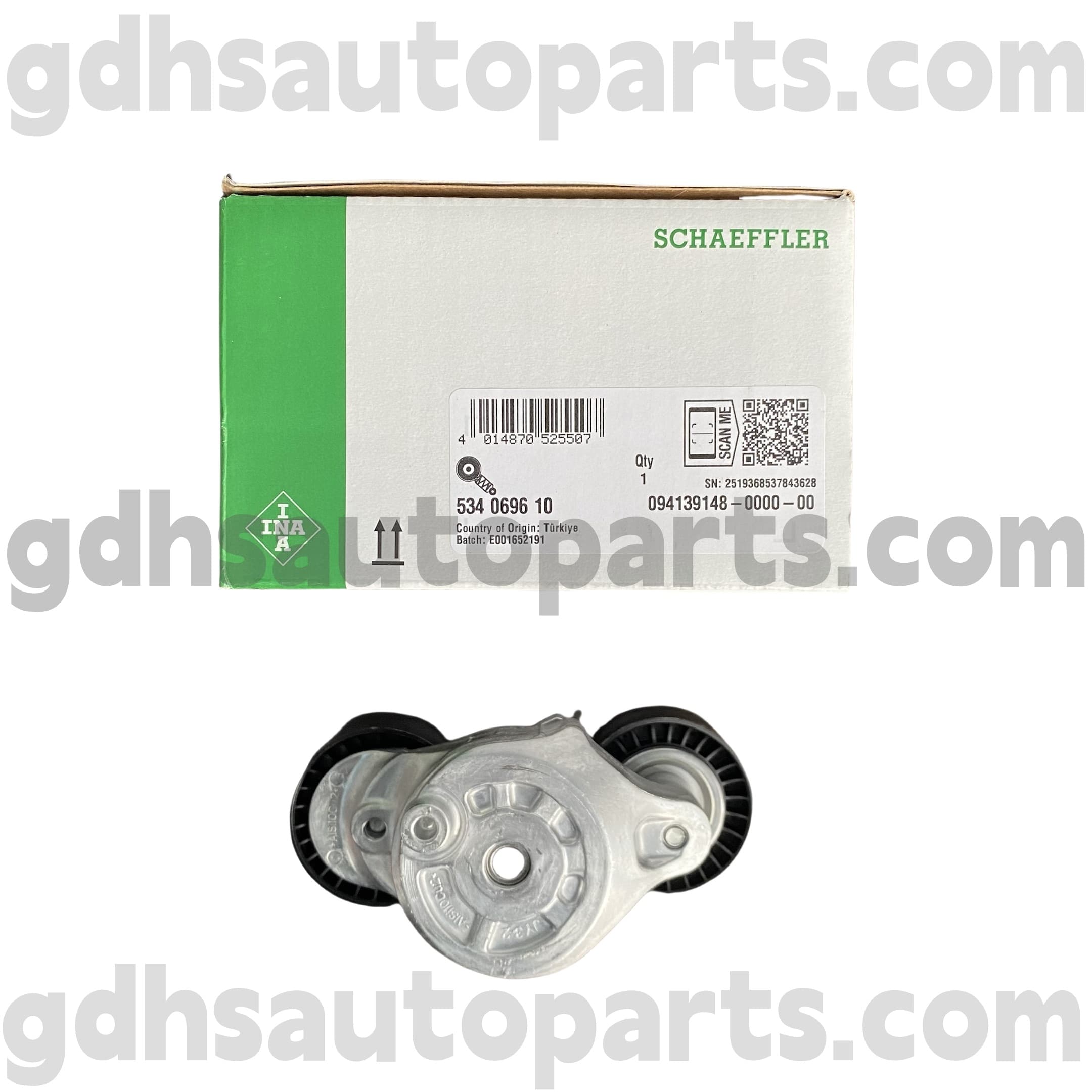 5340696100 Schaeffler Ina Timing Belley Pulley สำหรับ Range Rover Evoque, Discovery Sport, Land Rover Discovery 4 OE NoE LR114017