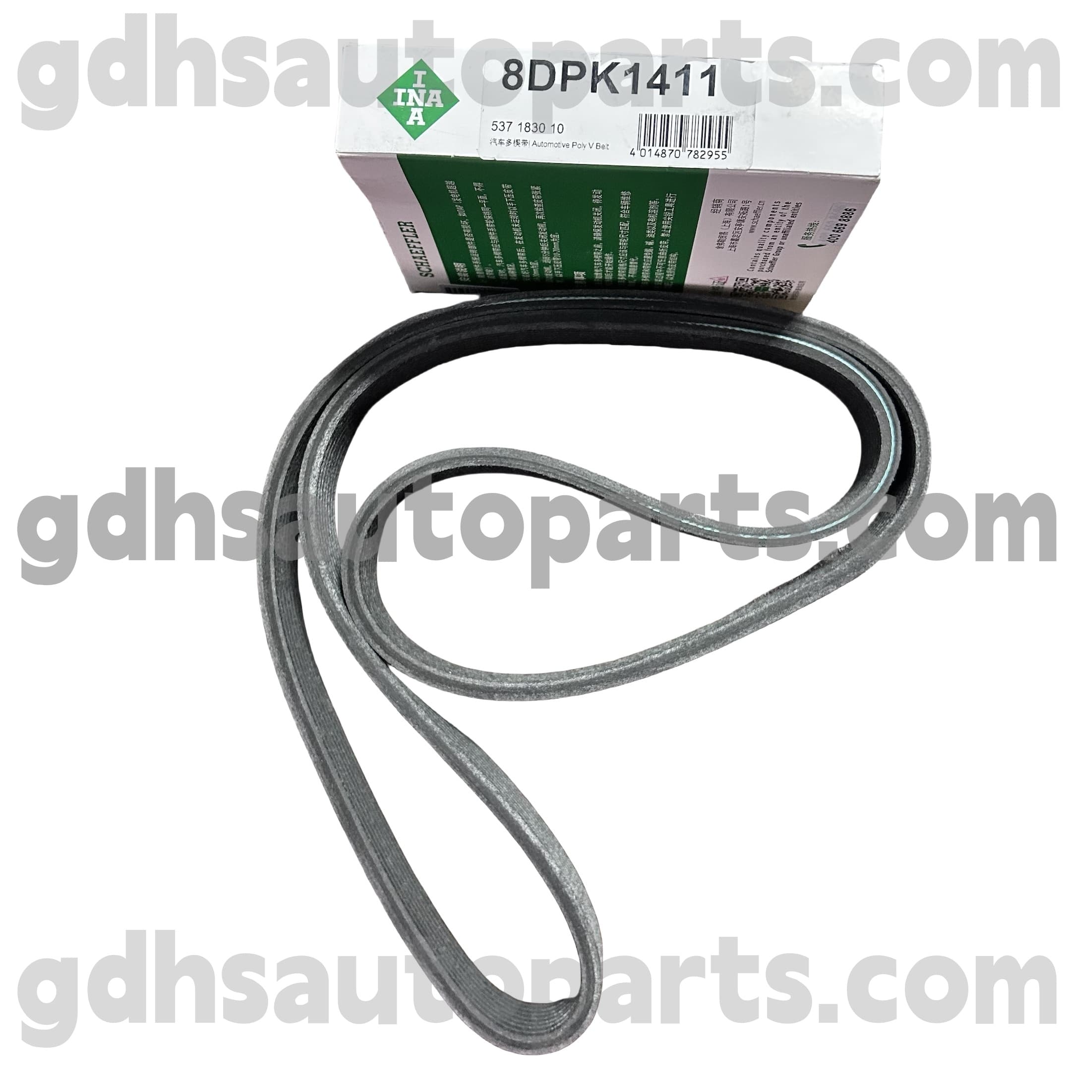 5371830100 Schaeffler Ina Supercharger Drive Belt สำหรับ Jaguar XJ, Jaguar XF, Jaguar XE, Jaguar XK, F-type, F-Pace OE C2D39175