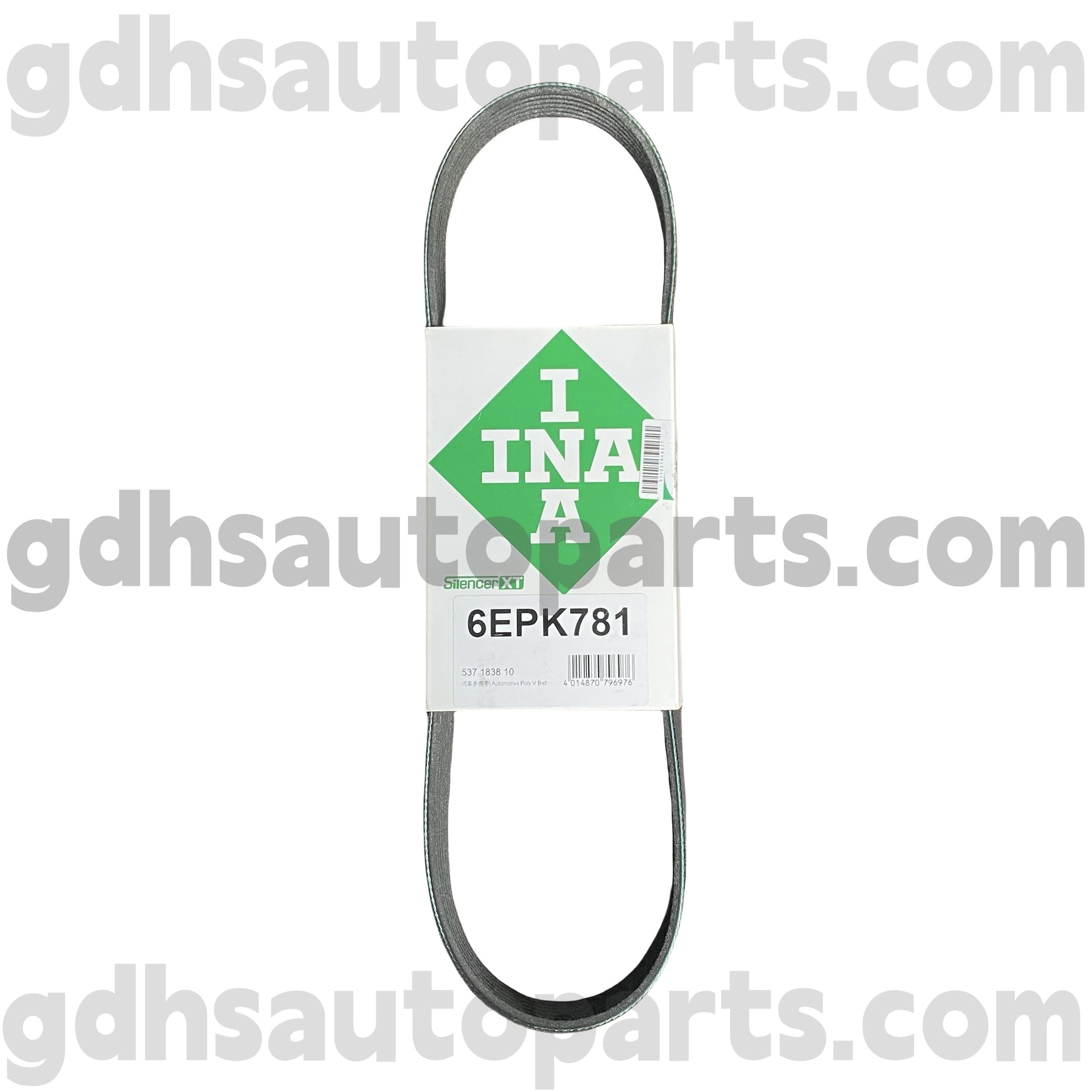 5371838100 Schaeffler Ina Drive Belt สำหรับ Range Rover, Range Rover Sport, Land Rover Discovery 4, ผู้พิทักษ์ใหม่ OE NoE LR123070