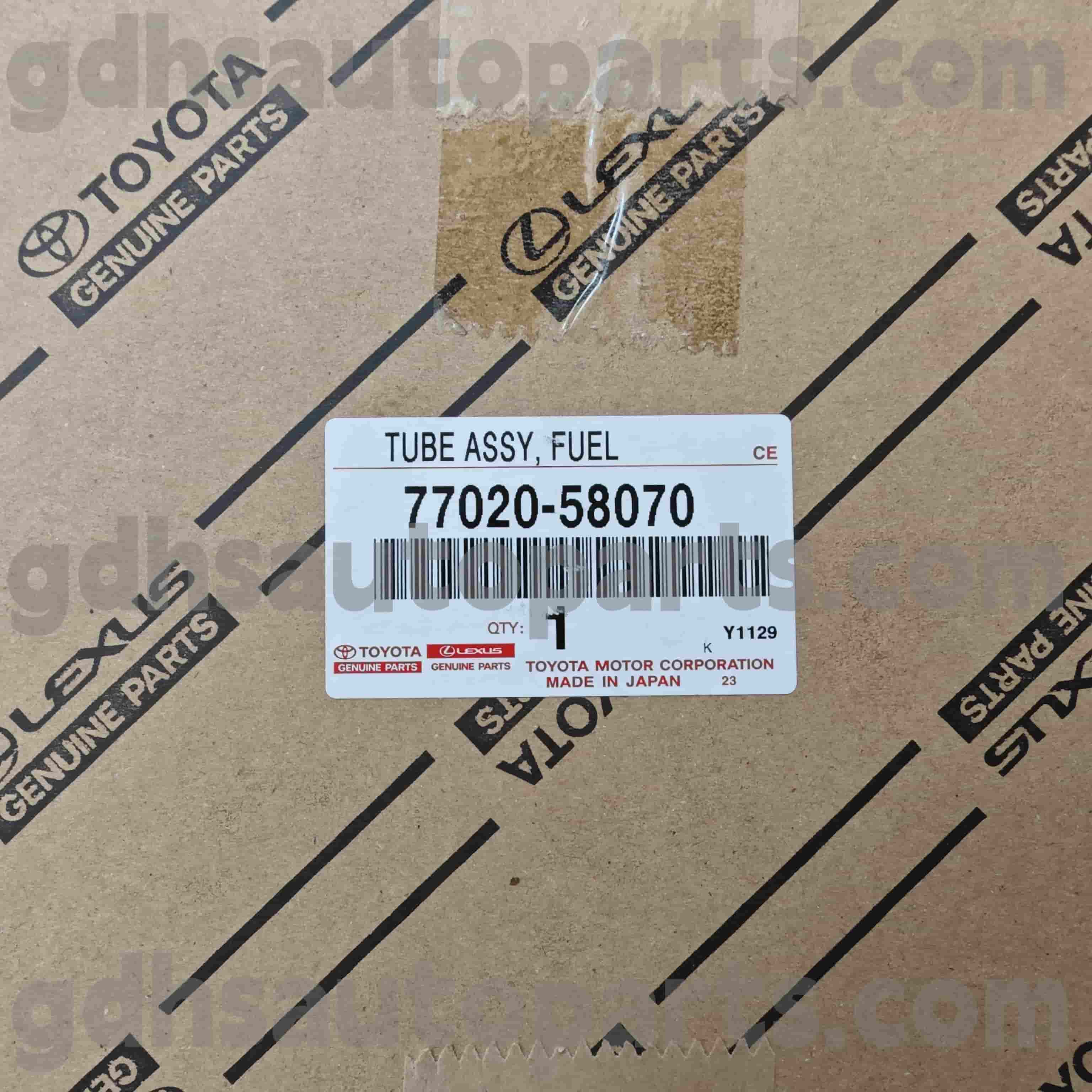 77020-58070 Toyota ชิ้นส่วนเชื้อเพลิงของ Toyota สำหรับอัลฟาร์/Vellfire、 Lexus LM350/LM300H หมายเลขแชสซี GGH30