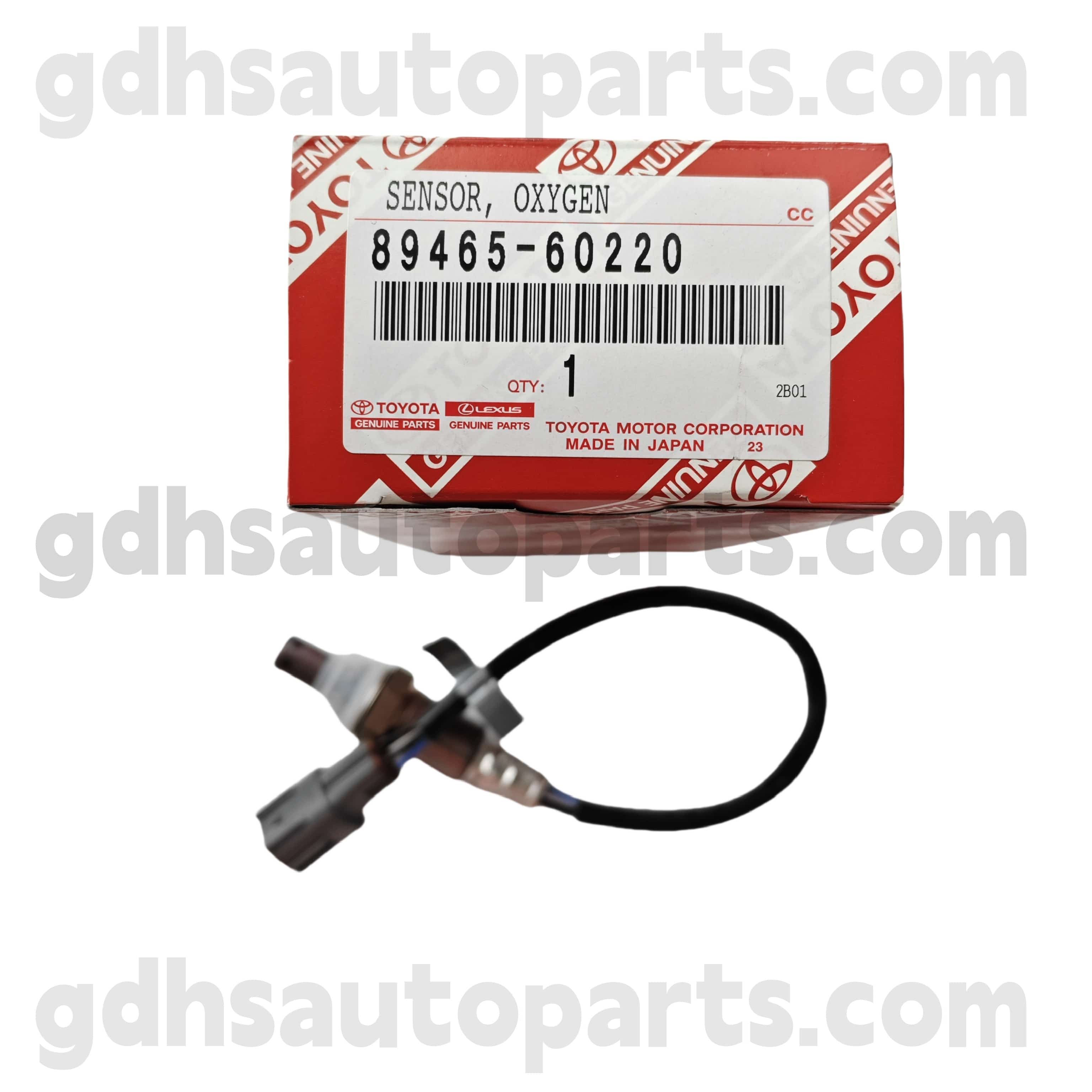89465-60220 Toyota ชิ้นส่วนของแท้เซ็นเซอร์ออกซิเจนสำหรับเรือลาดตระเวน Land Prado、 4Runner Chassis no. grj12#.. arl, gcc, gen